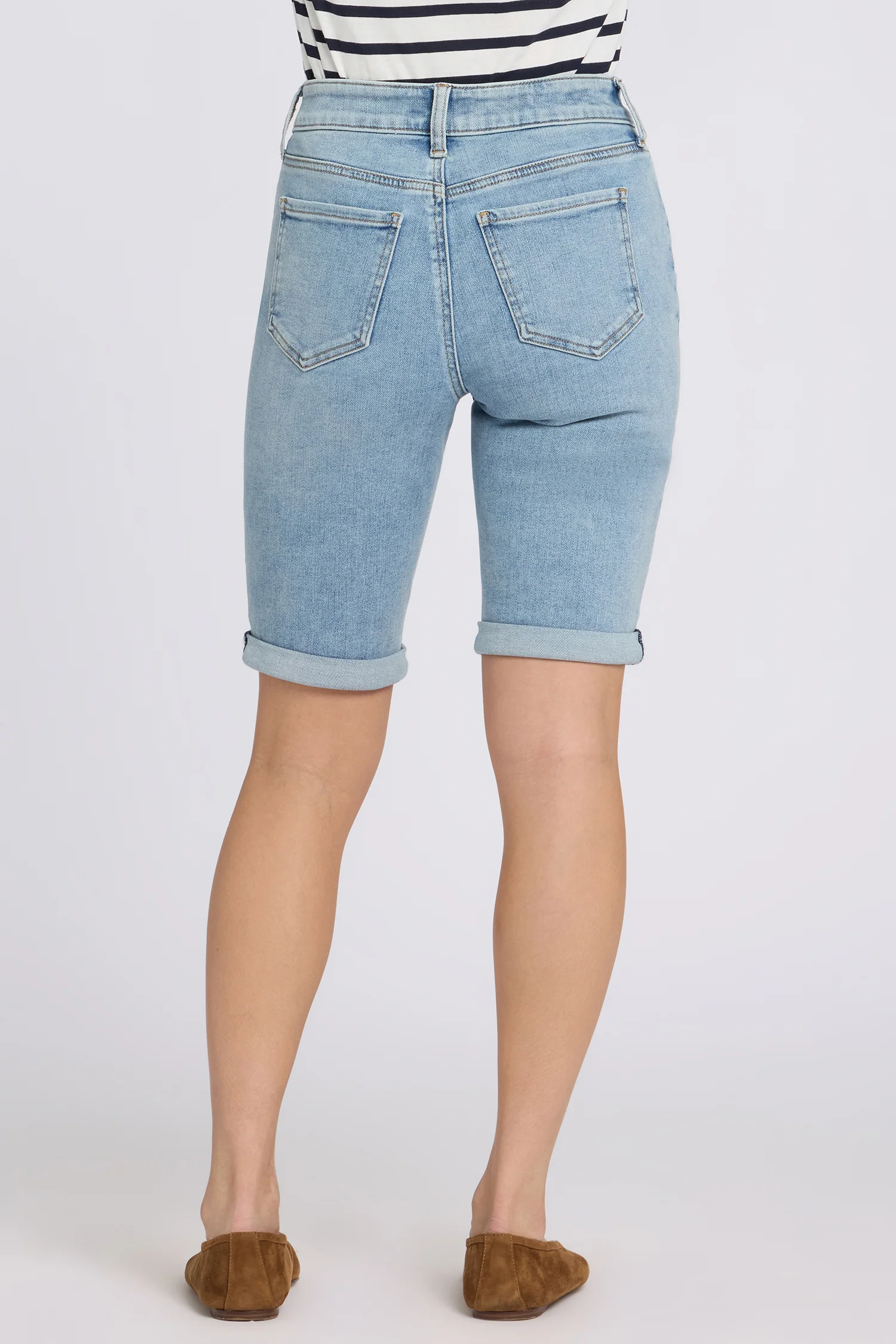Briella 11 Inch Denim Shorts - Mist Springs - Image 3