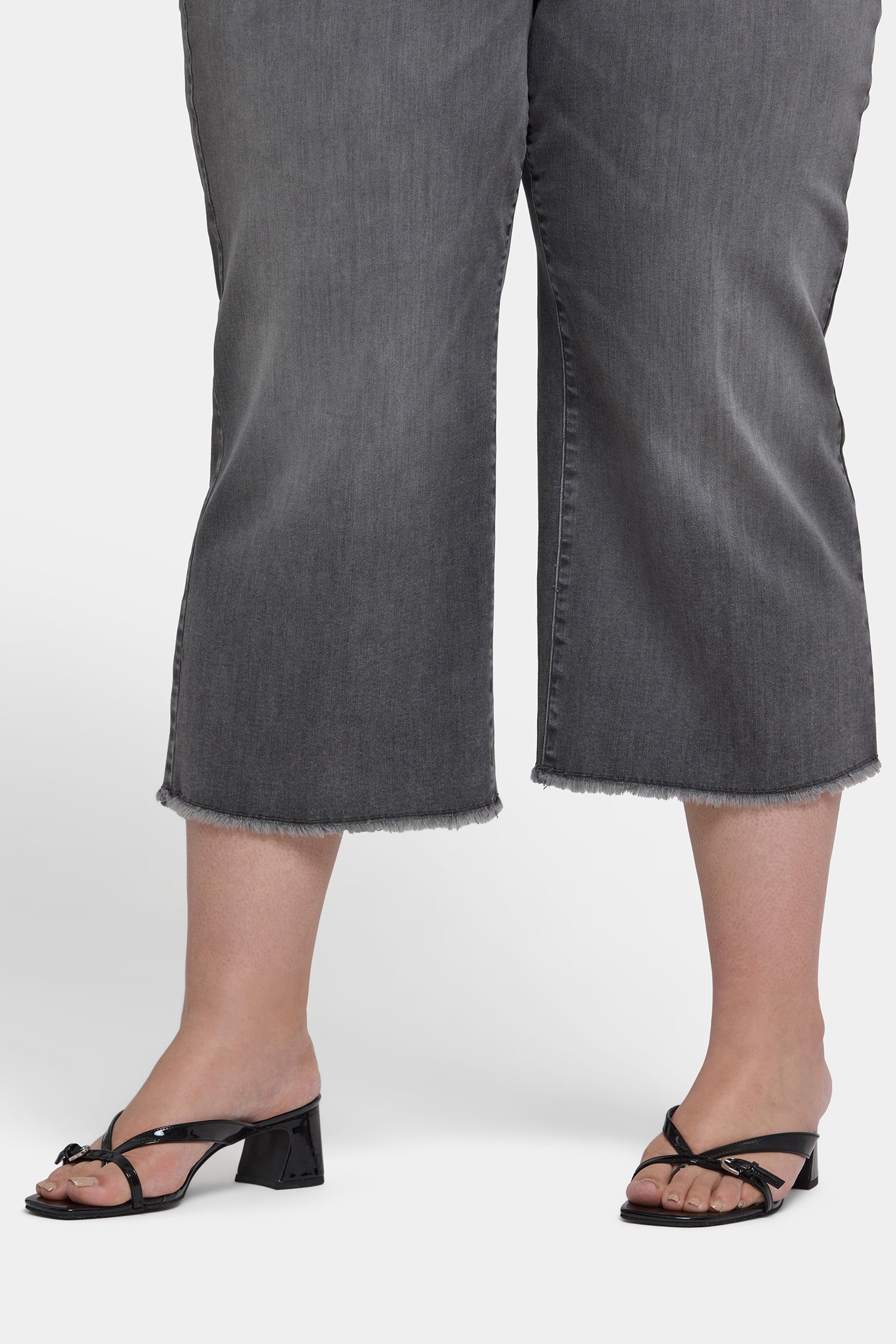 Brigitte Wide Leg Capri Jeans In Plus Size - Frontera Bluffs - Image 5