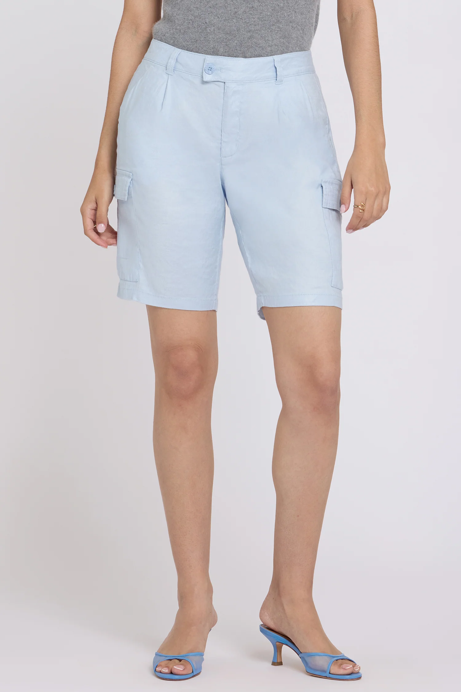 Cargo Bermuda Shorts - Blue Clover - Image 5