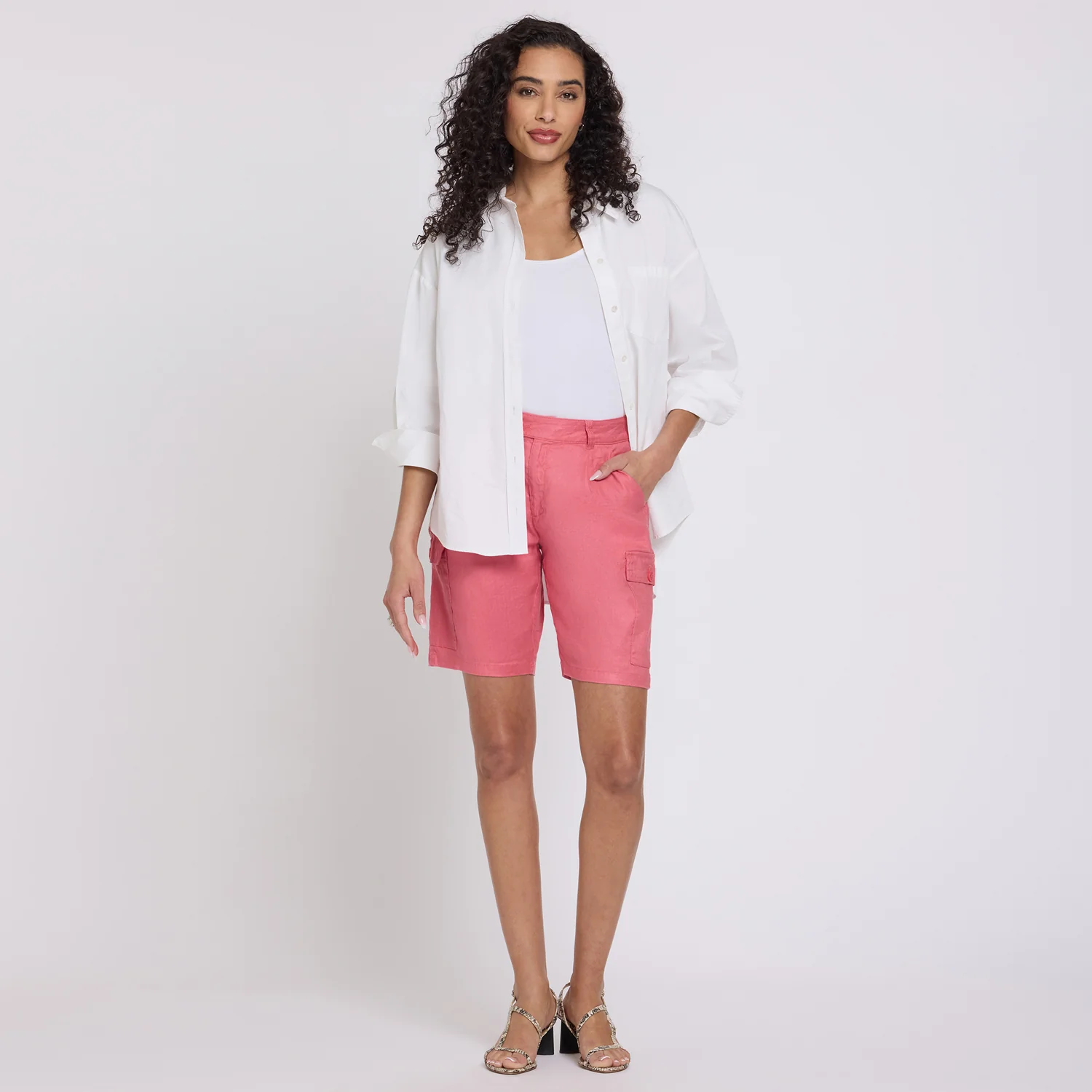 Cargo Bermuda Shorts - Desert Rose - Image 6