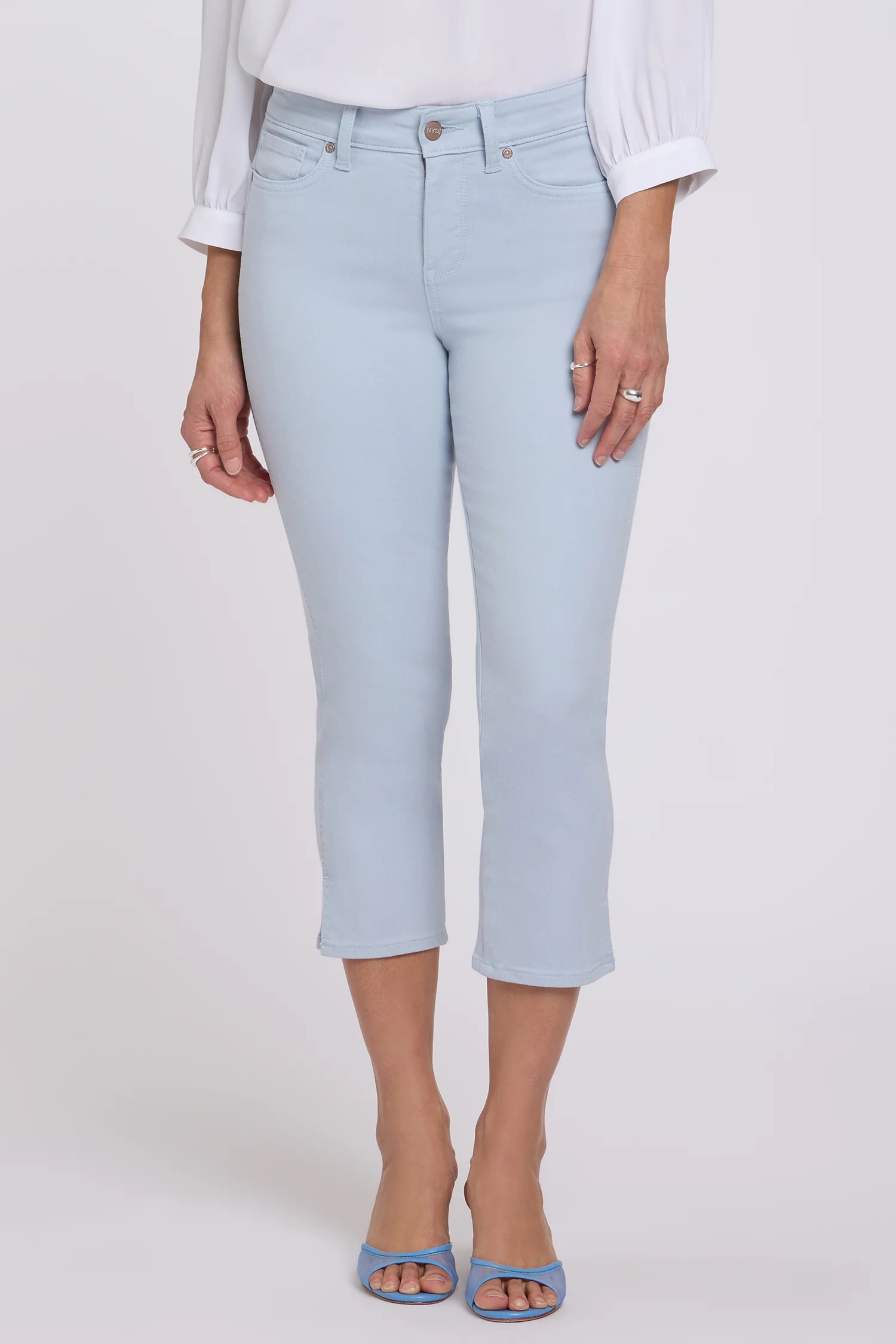 Chloe Capri Jeans - Blue Clover - Image 5