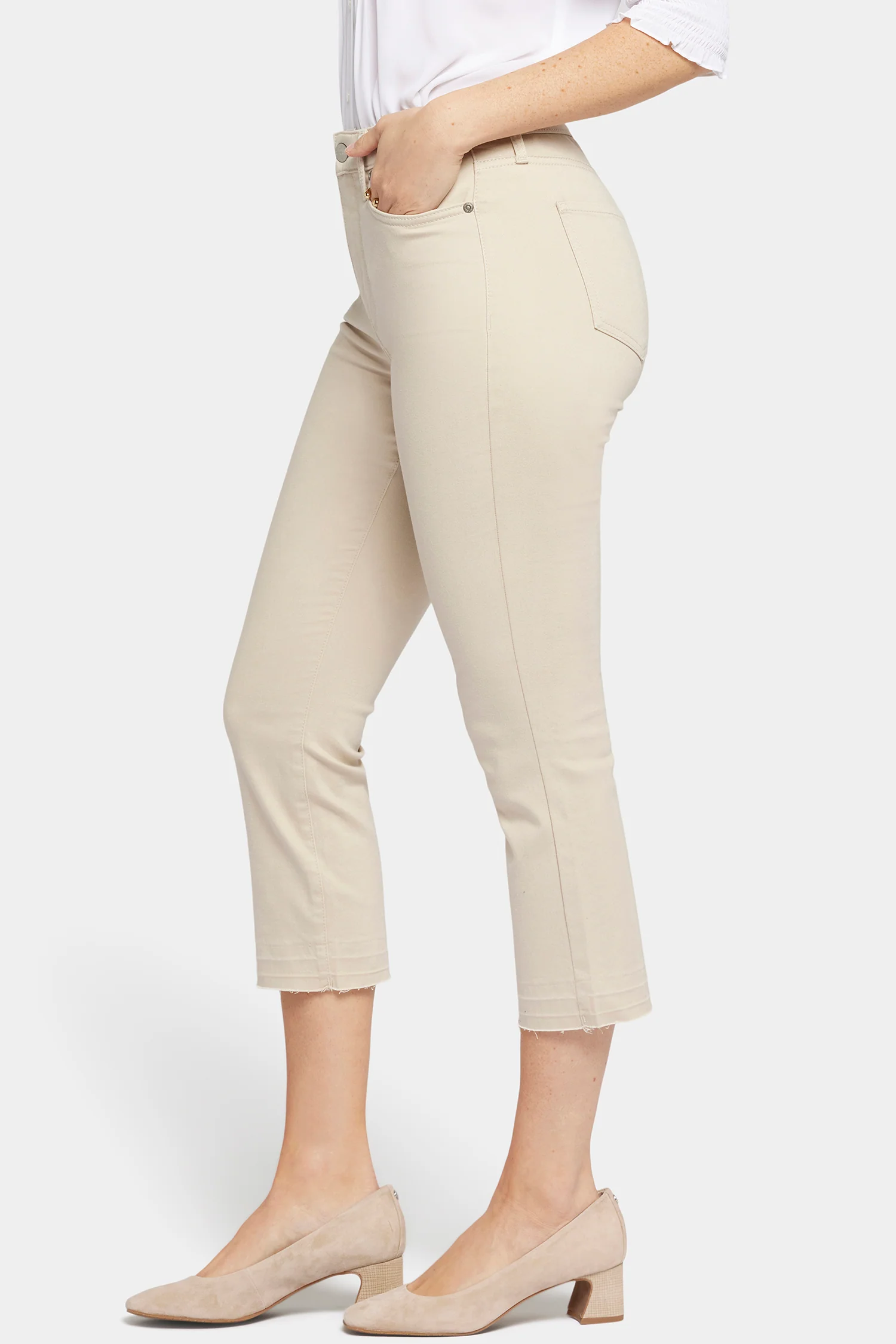 Chloe Capri Jeans - Feather - Image 3