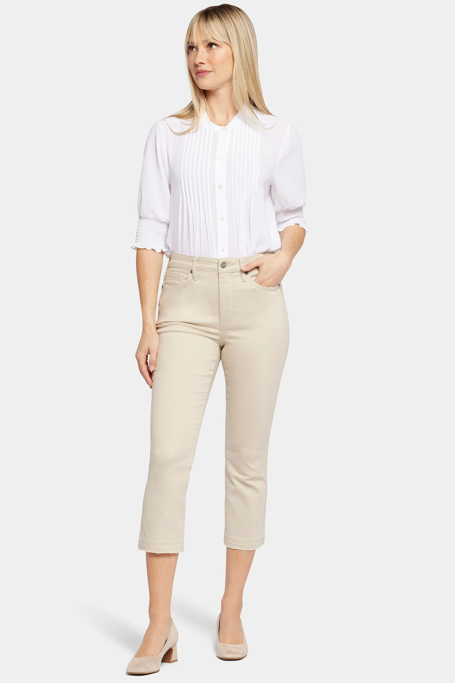 Chloe Capri Jeans - Feather - Image 4