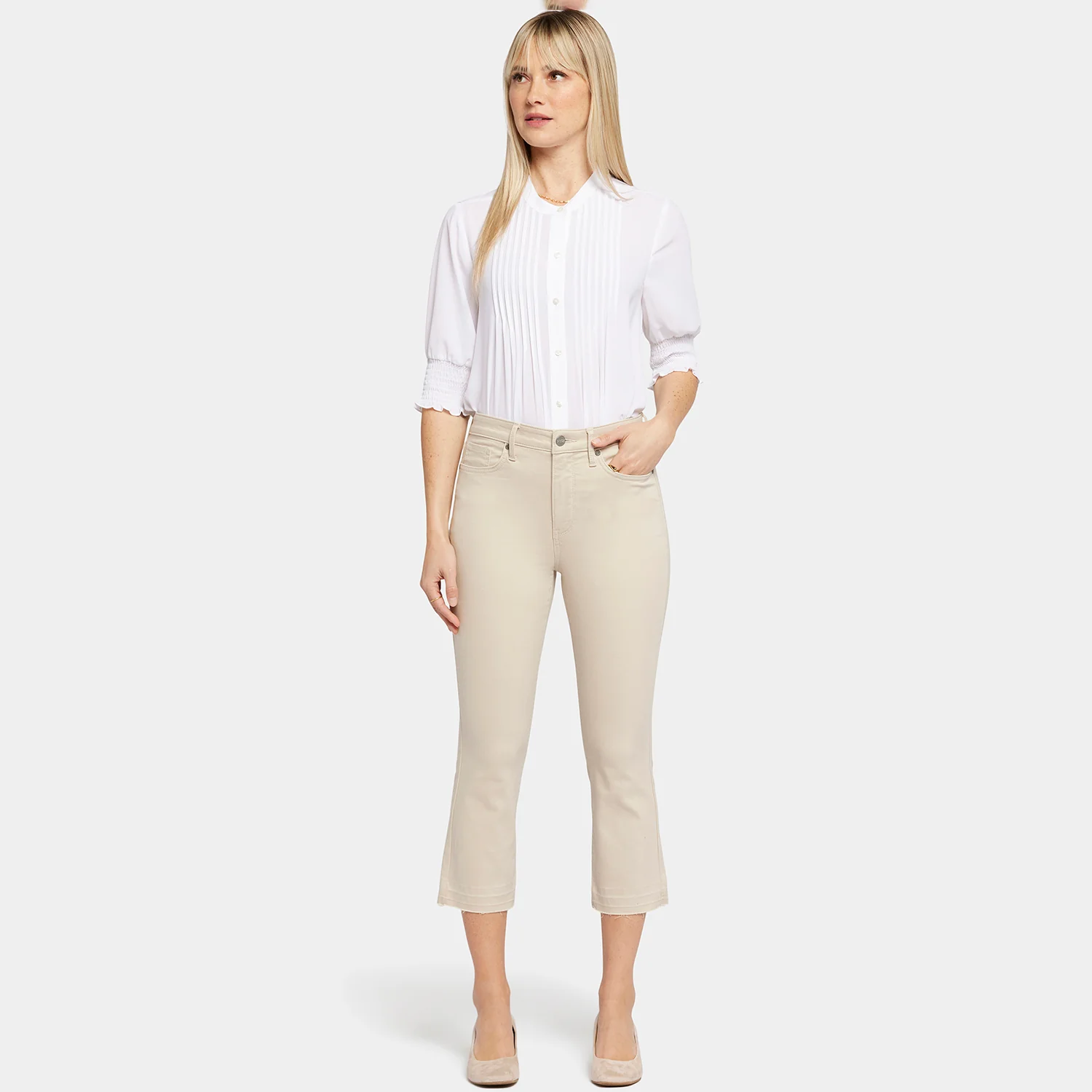 Chloe Capri Jeans - Feather - Image 7