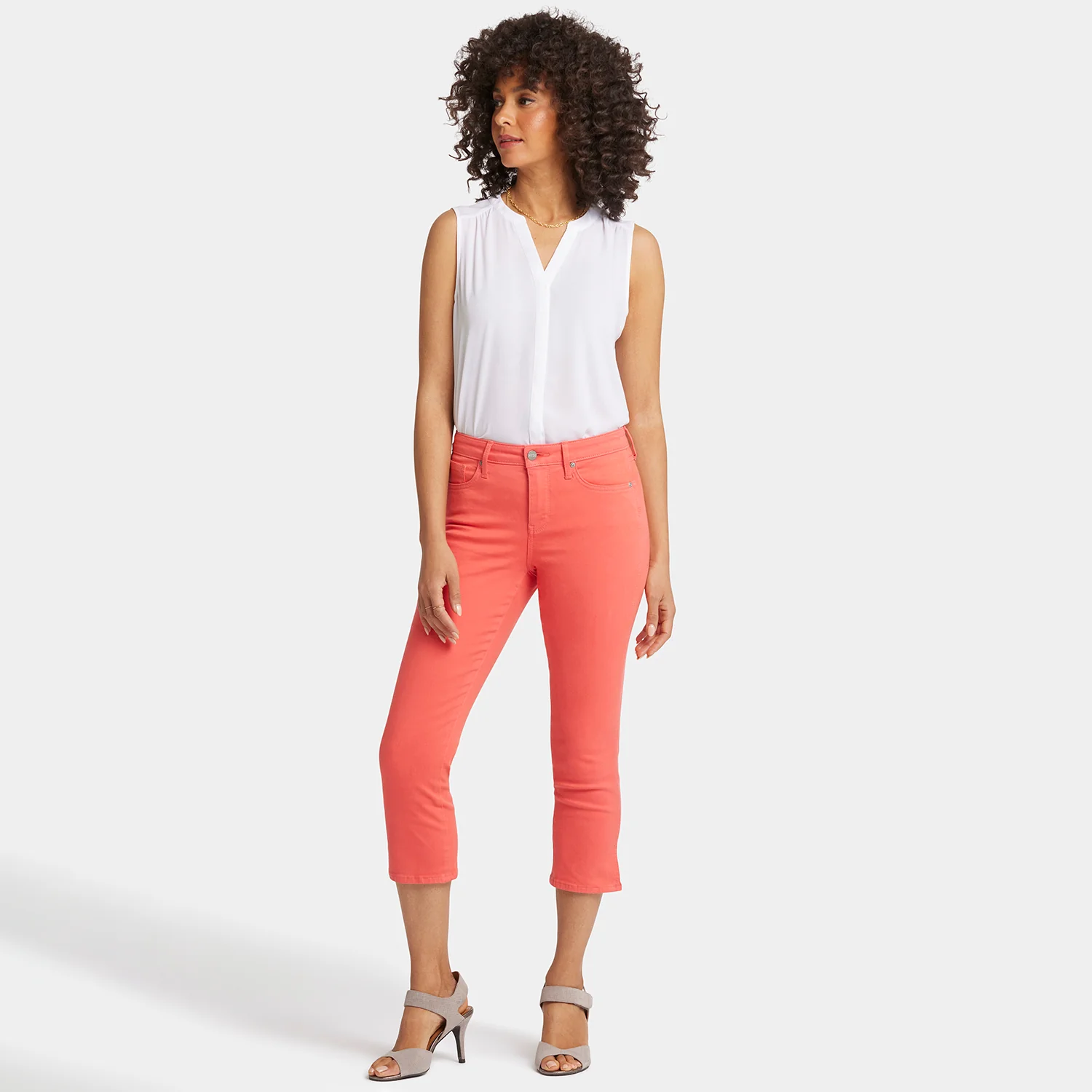 Chloe Capri Jeans - Fruit Punch - Image 7