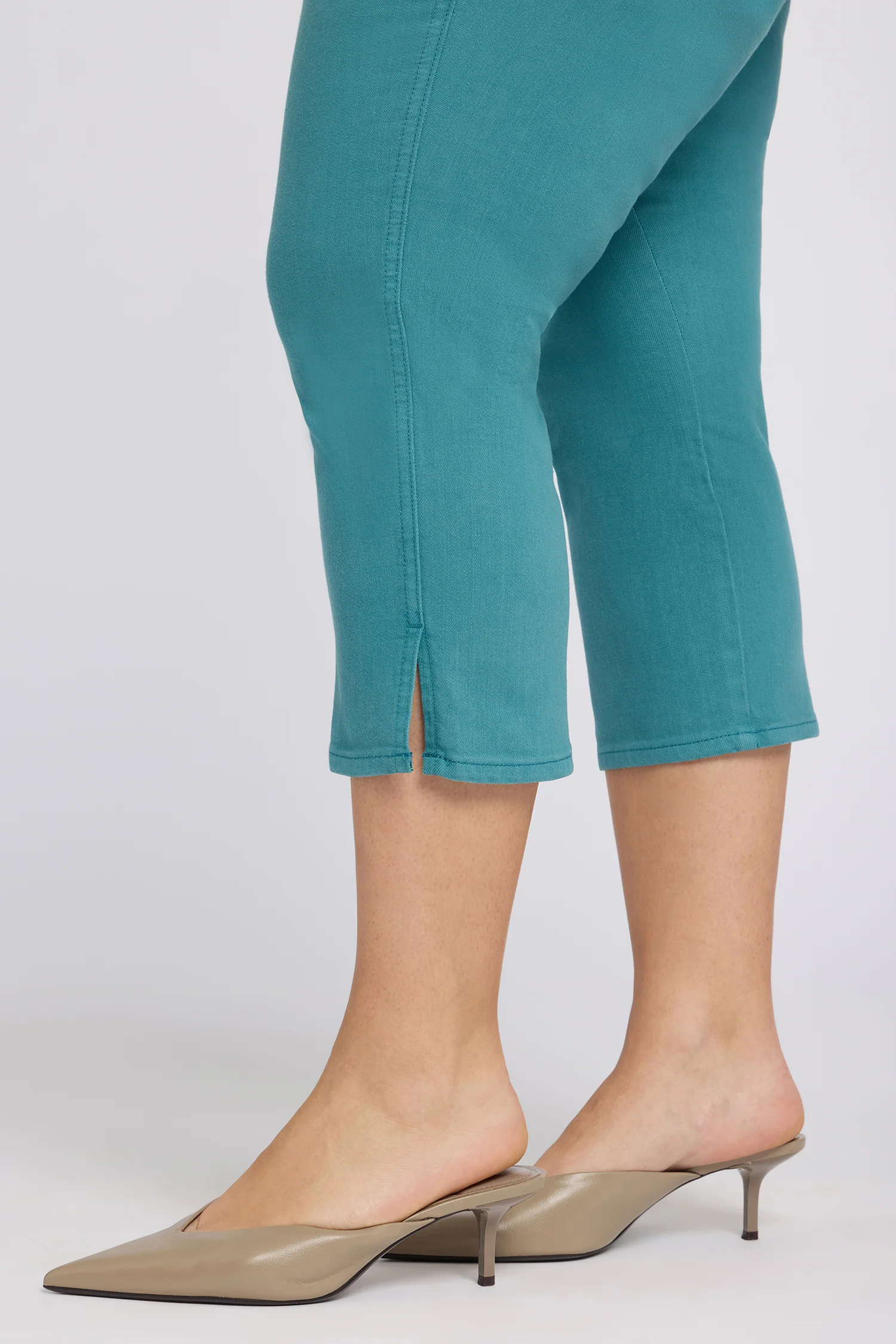 Chloe Capri Jeans In Plus Size - Harbor Blue - Image 2