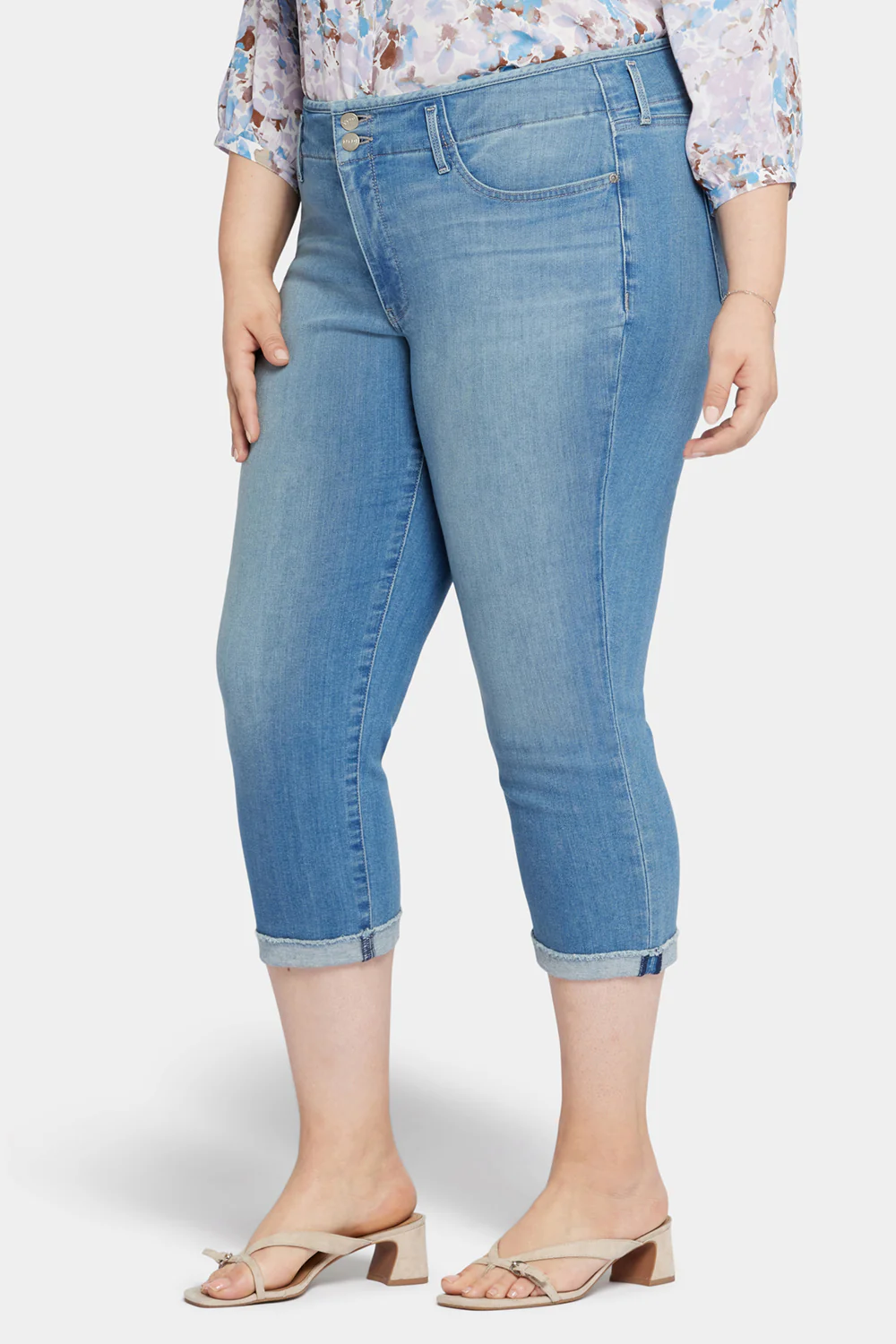 Chloe Capri Jeans In Plus Size - Mesmerize - Image 3