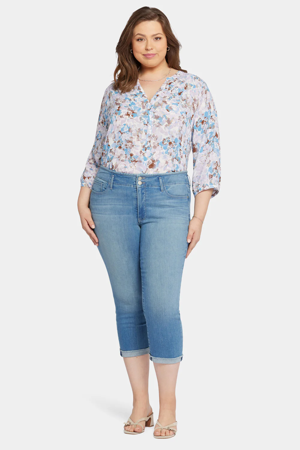 Chloe Capri Jeans In Plus Size - Mesmerize - Image 4