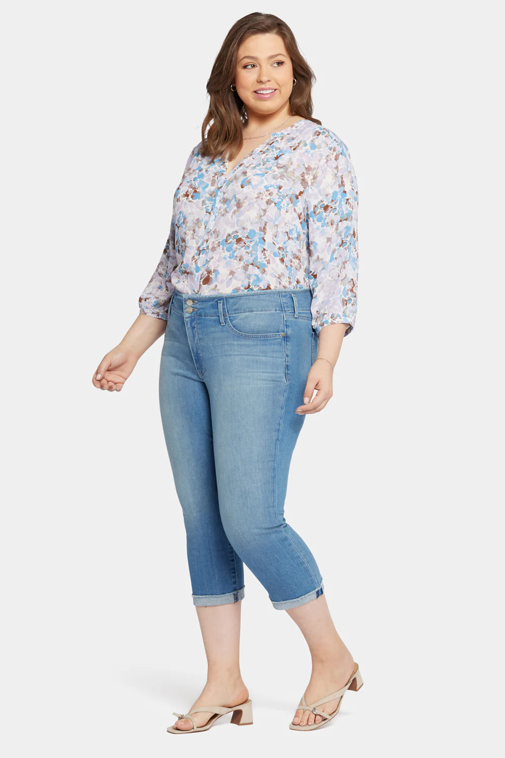 Chloe Capri Jeans In Plus Size - Mesmerize - Image 5
