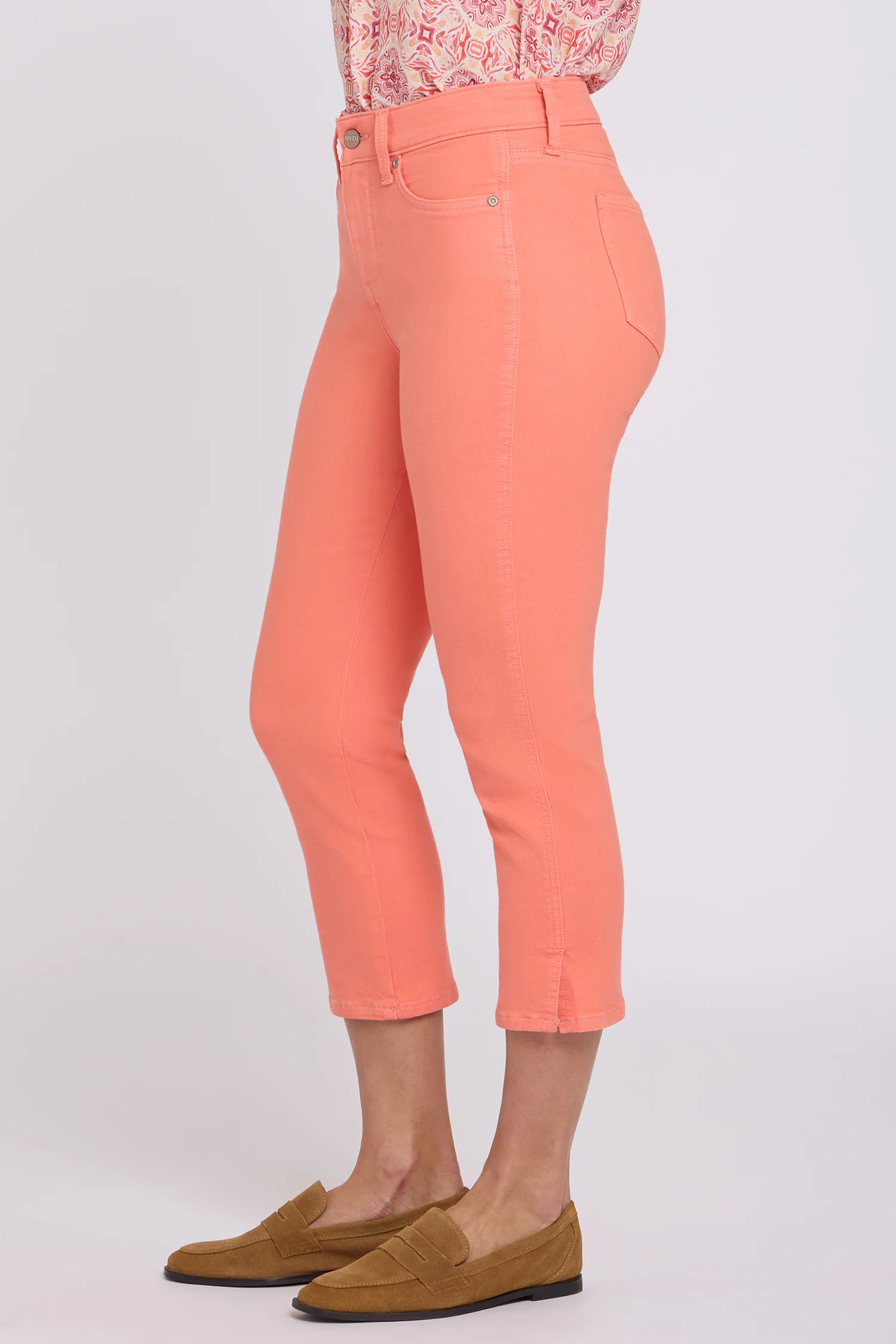 Chloe Capri Jeans - Peachiness - Image 3