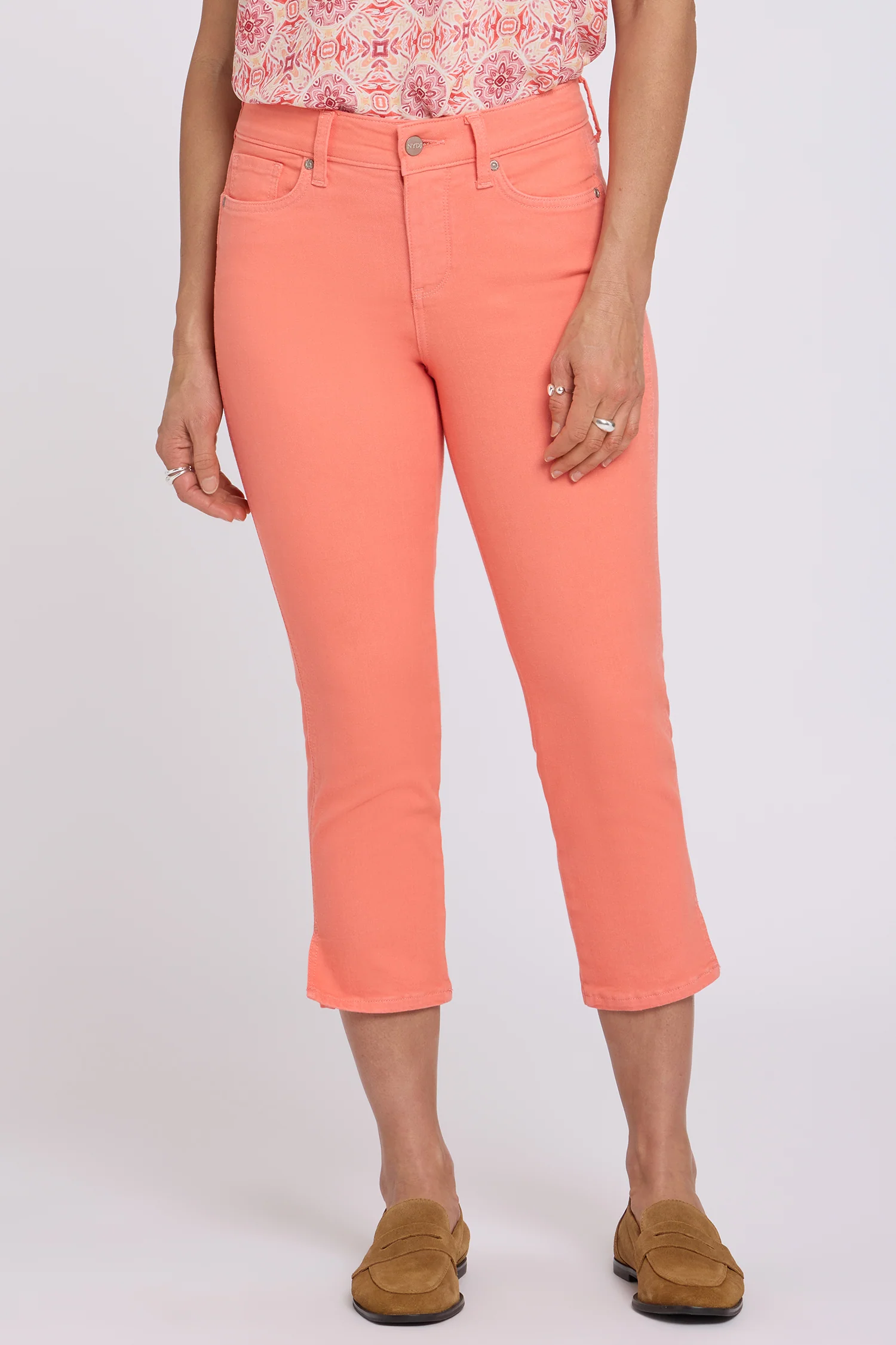 Chloe Capri Jeans - Peachiness - Image 4