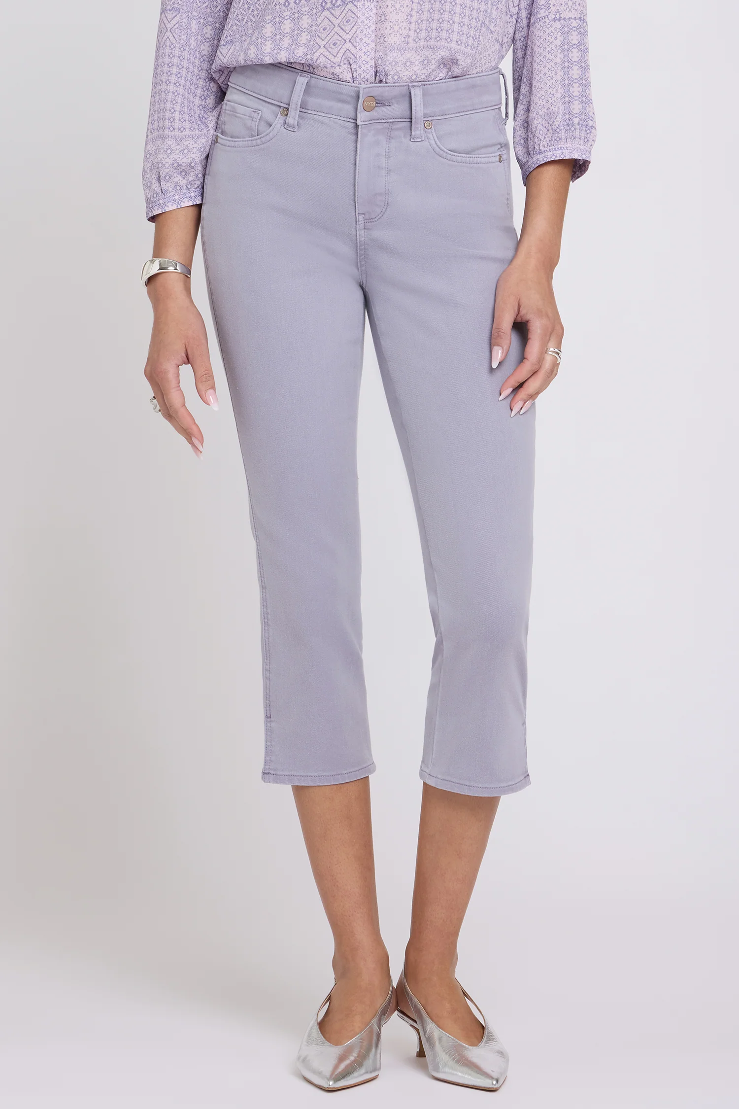 Chloe Capri Jeans - Vintage Lavender - Image 5