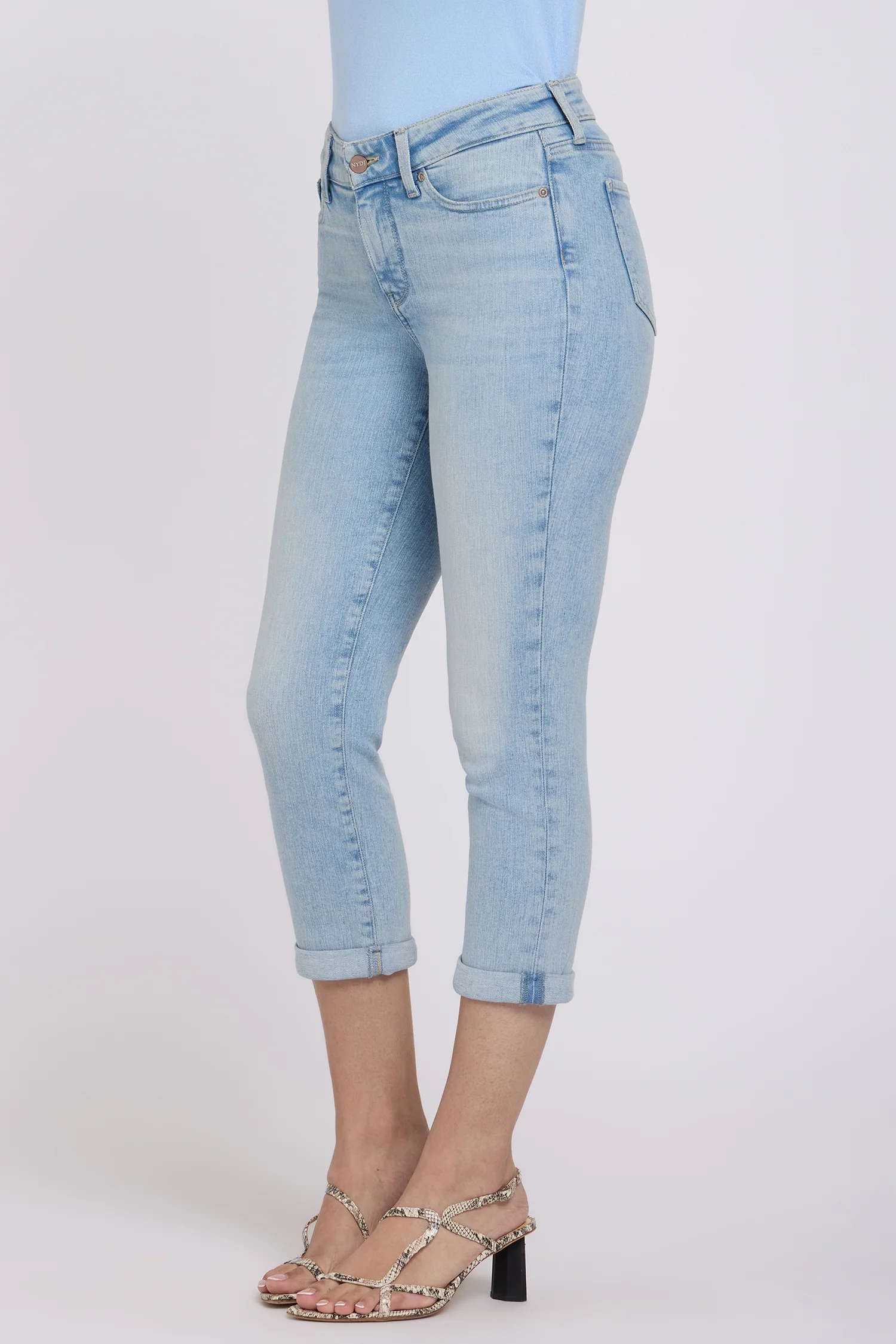 Chloe Skinny Capri Jeans - Keys View - Image 4