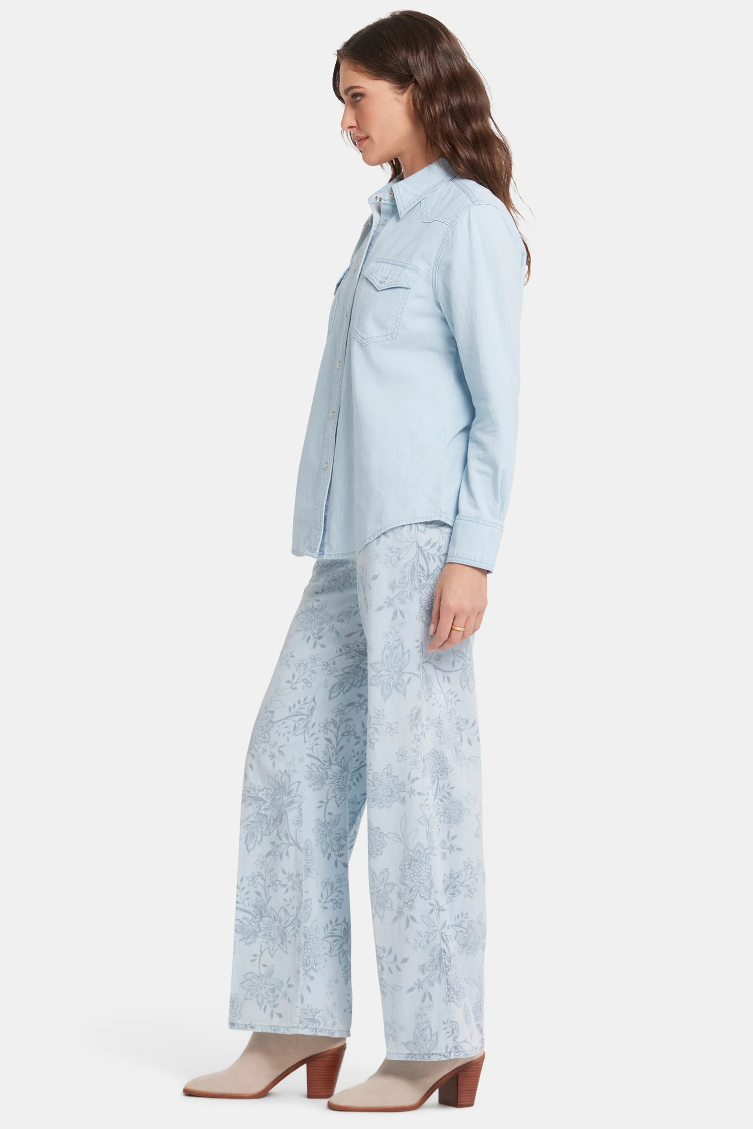 Classic Denim Shirt - Icy Lagoon - Image 3