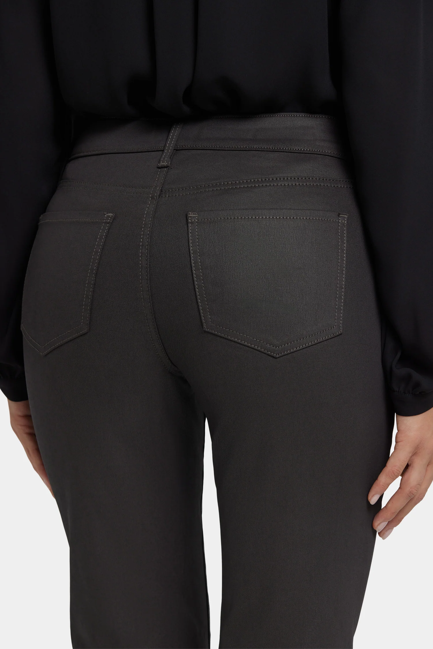 Coated Marilyn Straight Jeans - Vintage Barnwood Coated - Image 5