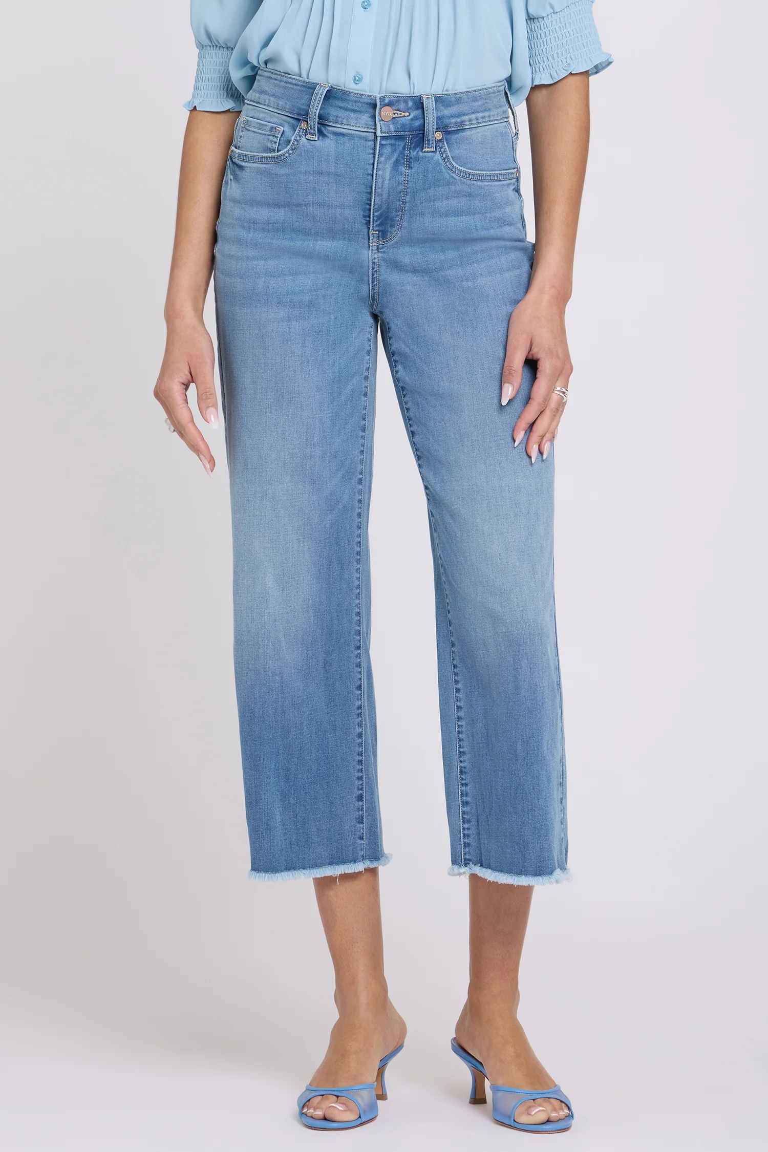 Coco Relaxed Wide Leg Crop Jeans - Vista Lakes - Image 4