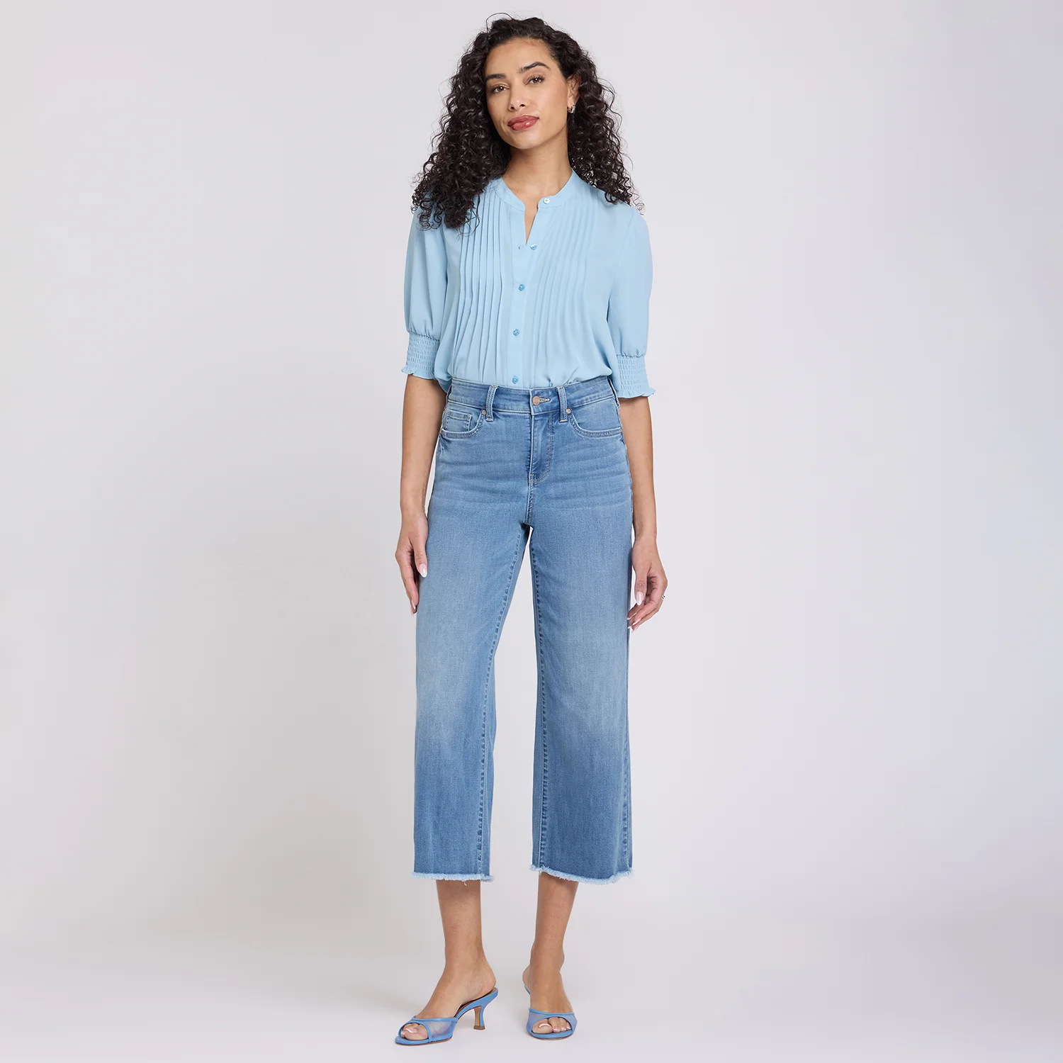 Coco Relaxed Wide Leg Crop Jeans - Vista Lakes - Image 7