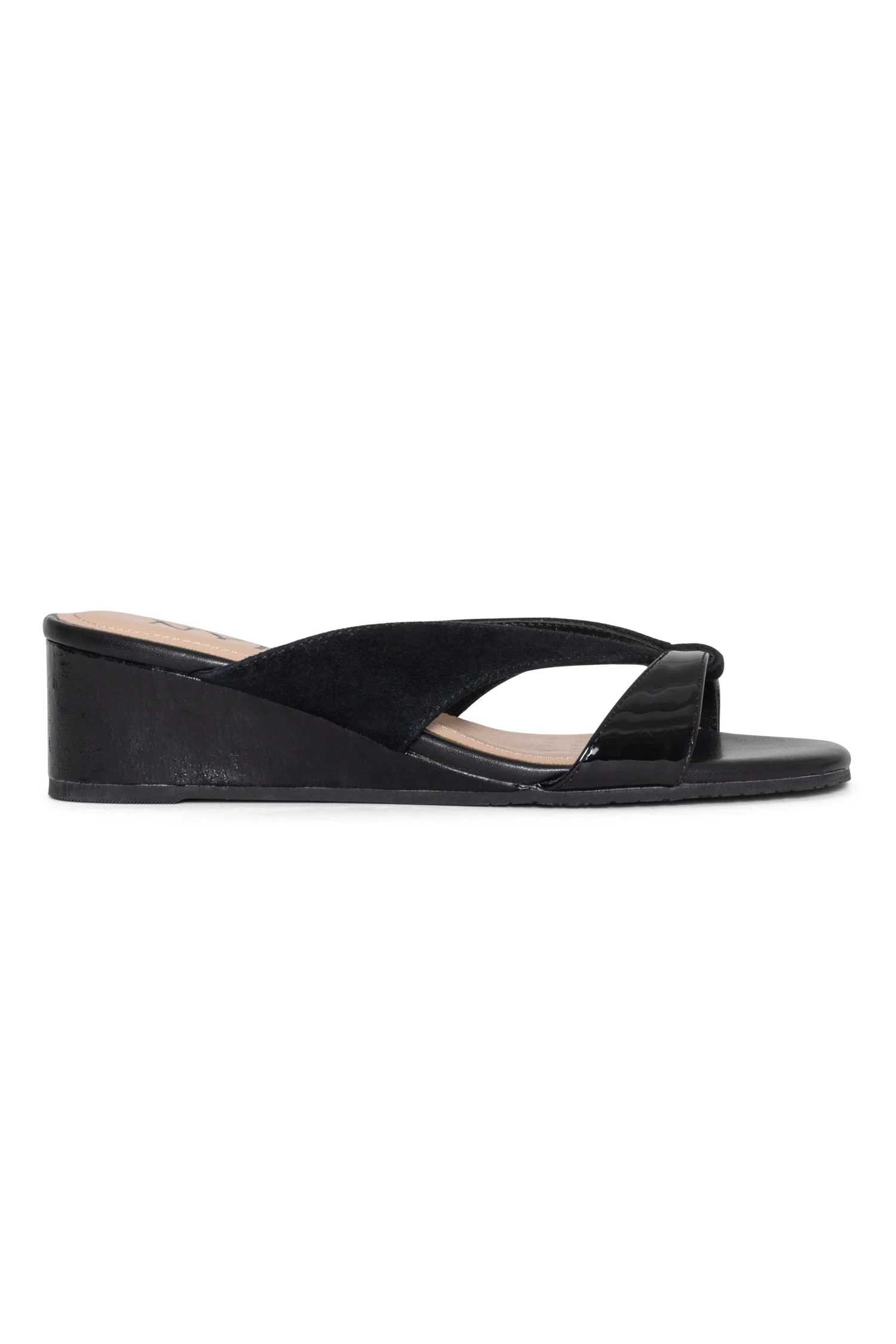 Contessa Wedge Sandals - Black - Image 2