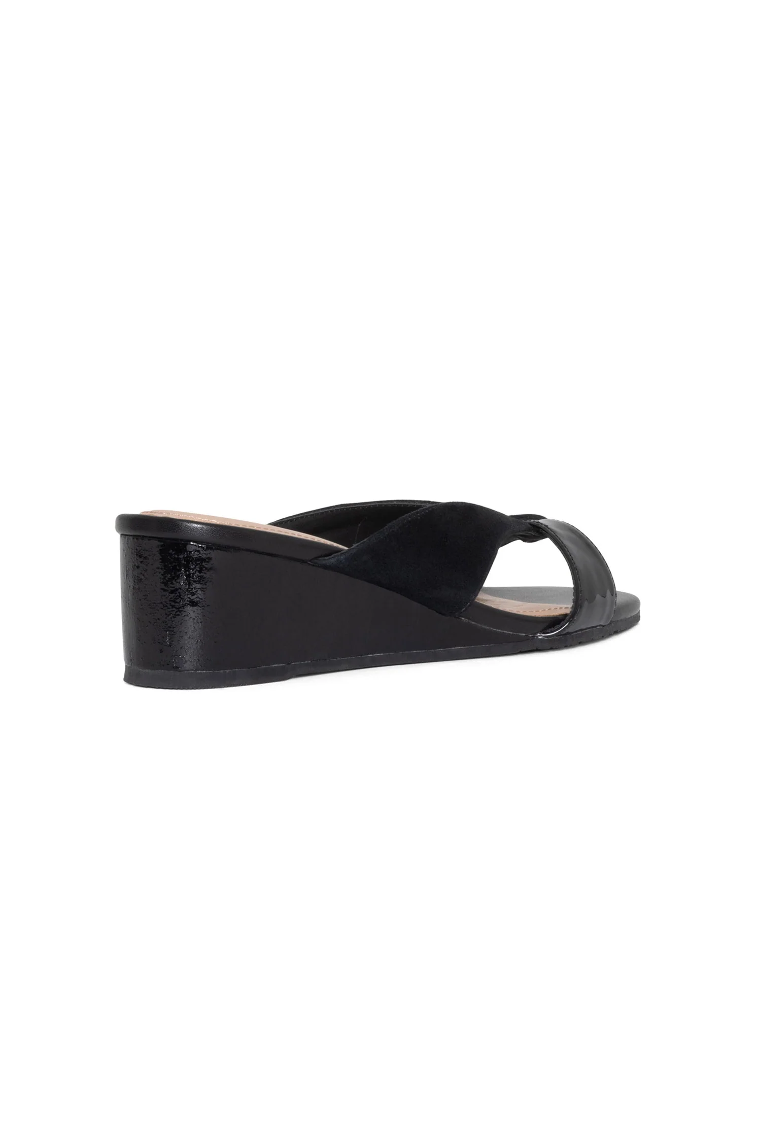 Contessa Wedge Sandals - Black - Image 7
