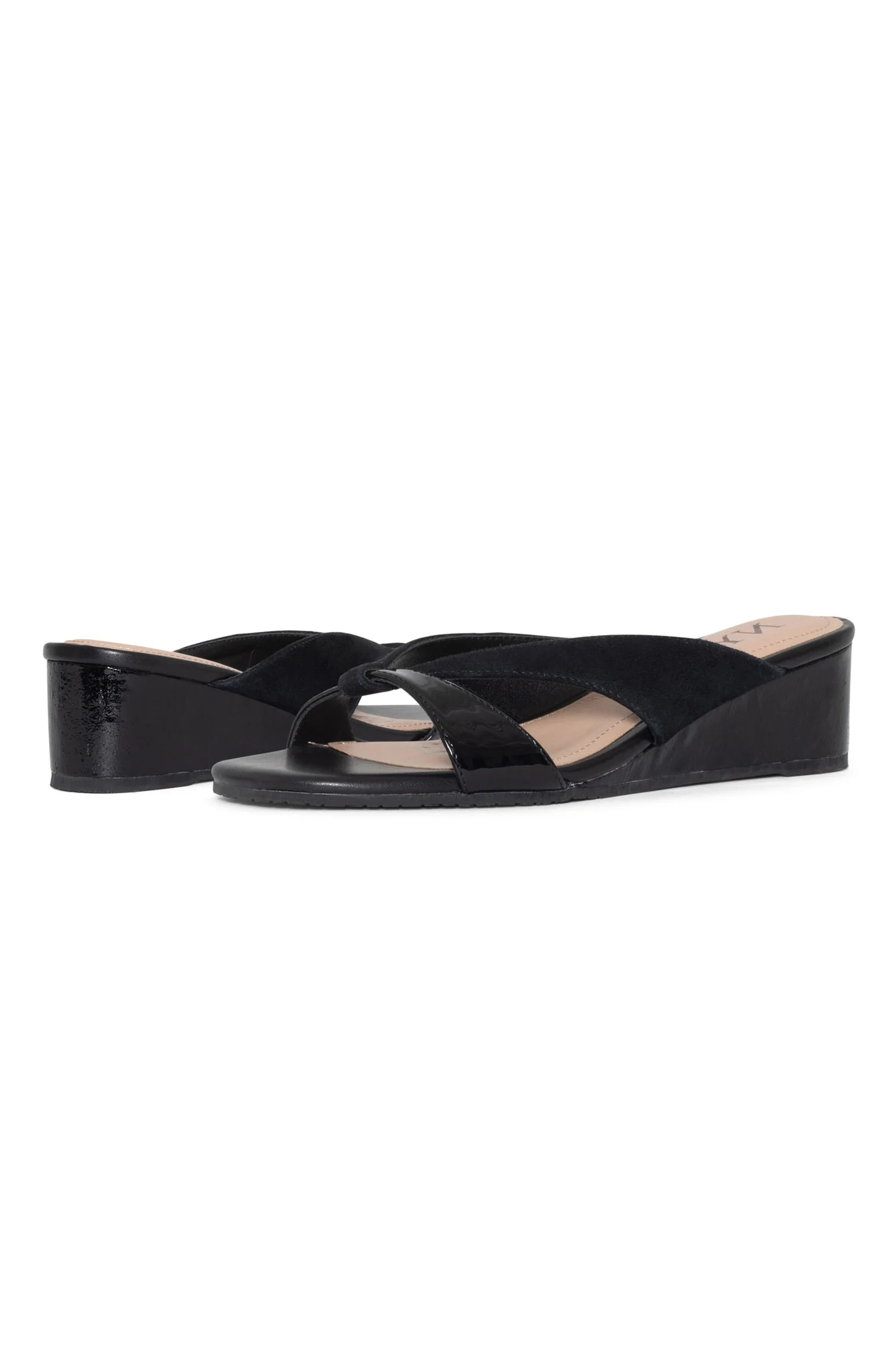 Contessa Wedge Sandals - Black - Image 8