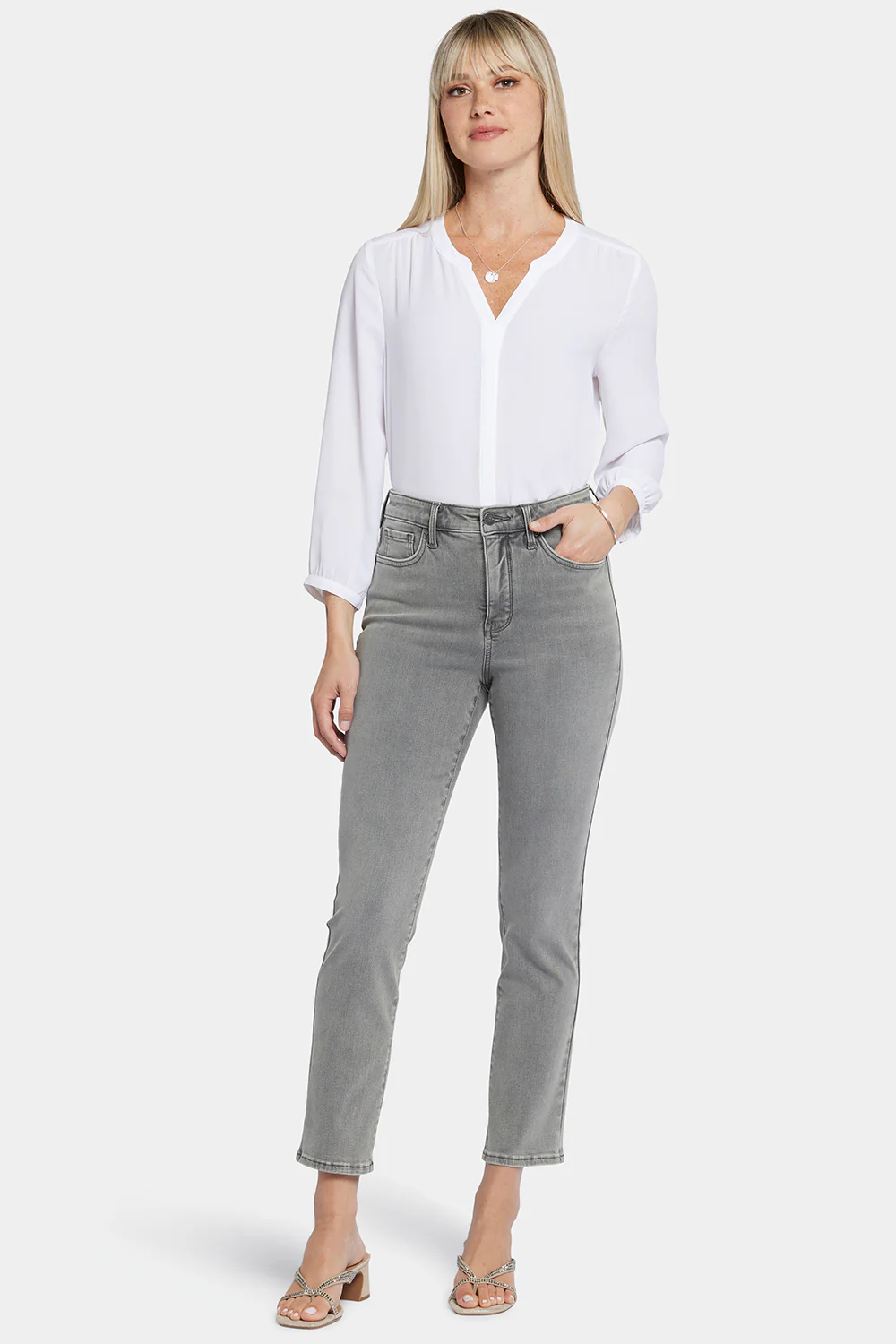 Curve Shaper™ Sheri Slim Ankle Jeans - Island Pines