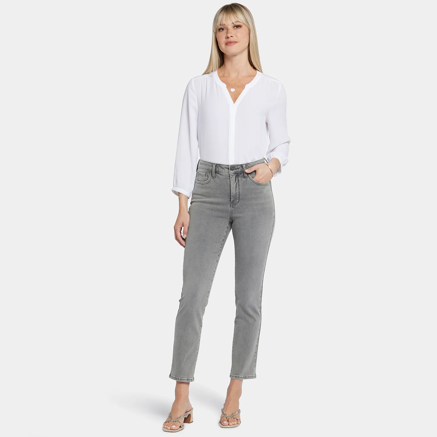 Curve Shaper™ Sheri Slim Ankle Jeans - Island Pines - Image 7