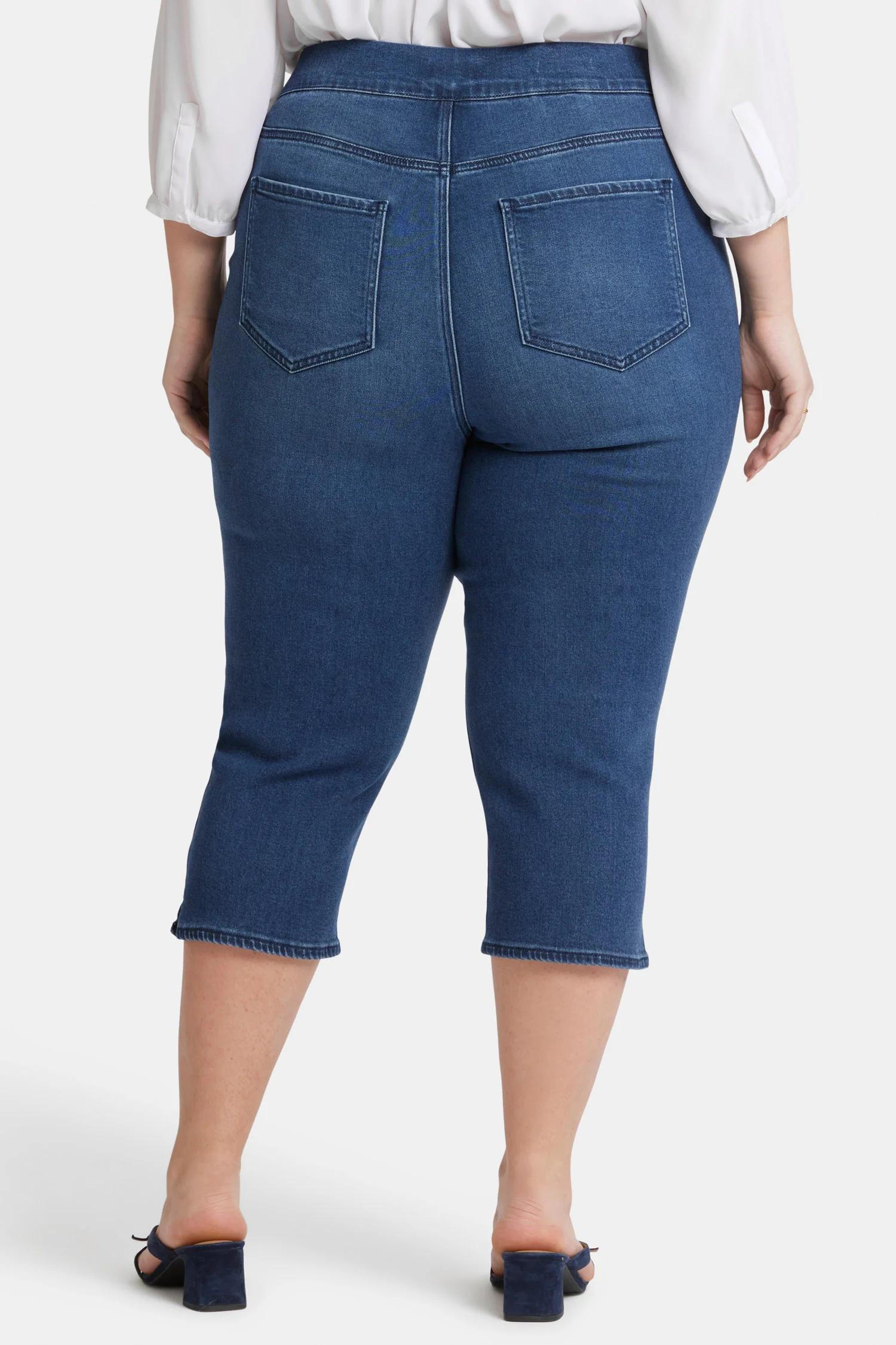 Dakota Crop Pull-On Jeans In Plus Size - Olympus - Image 2