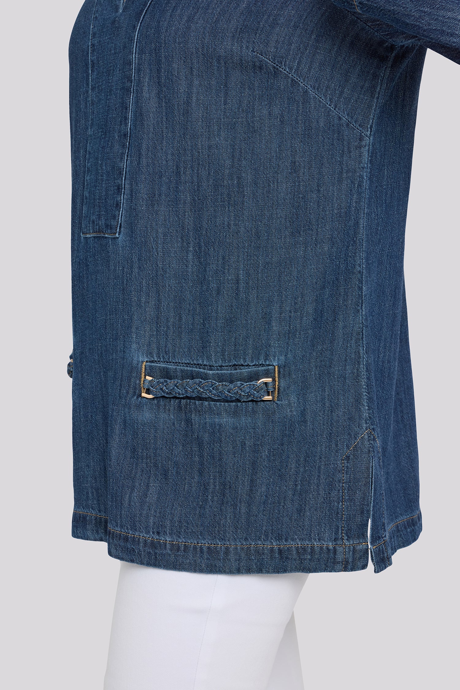 Denim Tunic - Medium Indigo - Image 5