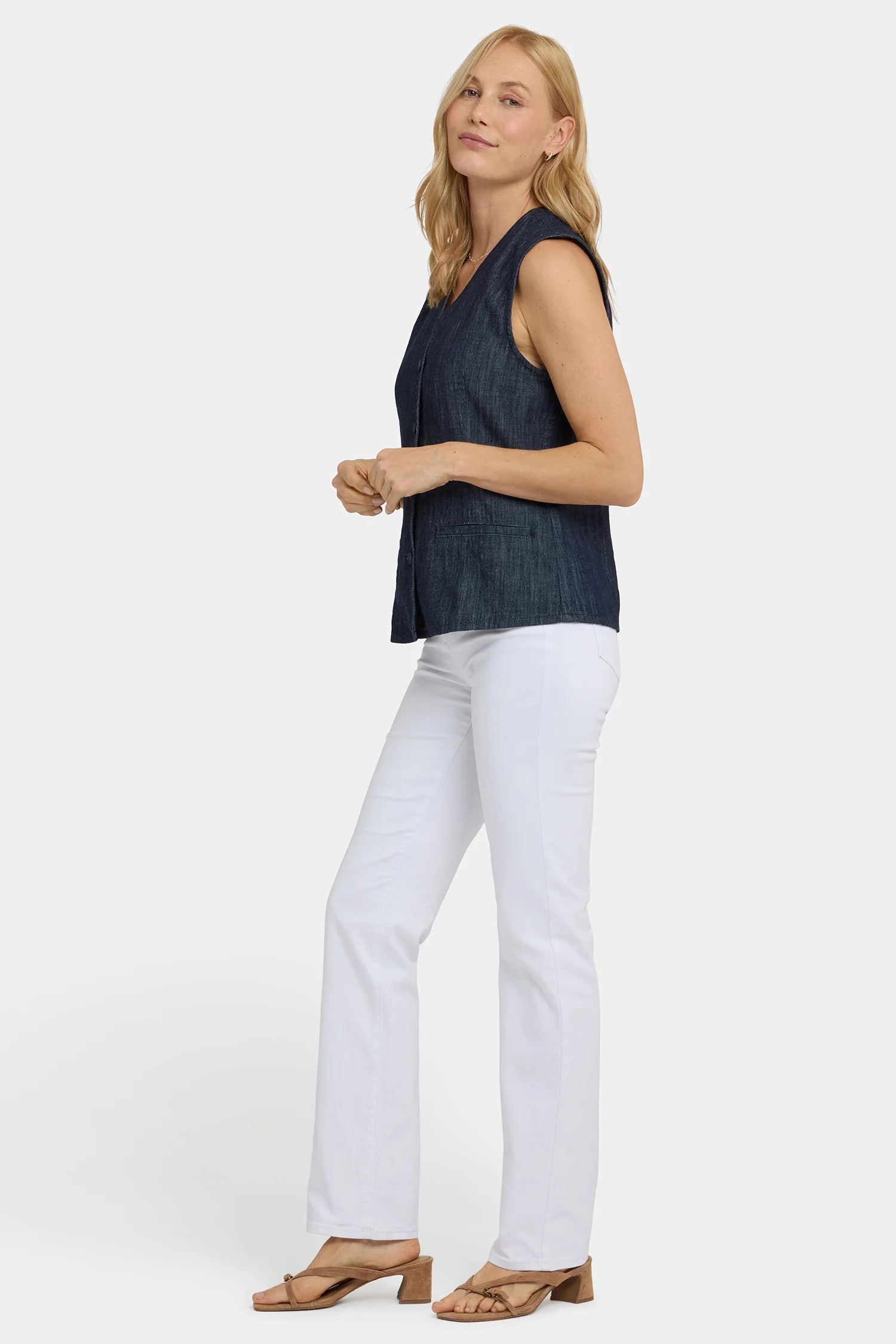 Denim Vest - Dark Indigo - Image 3