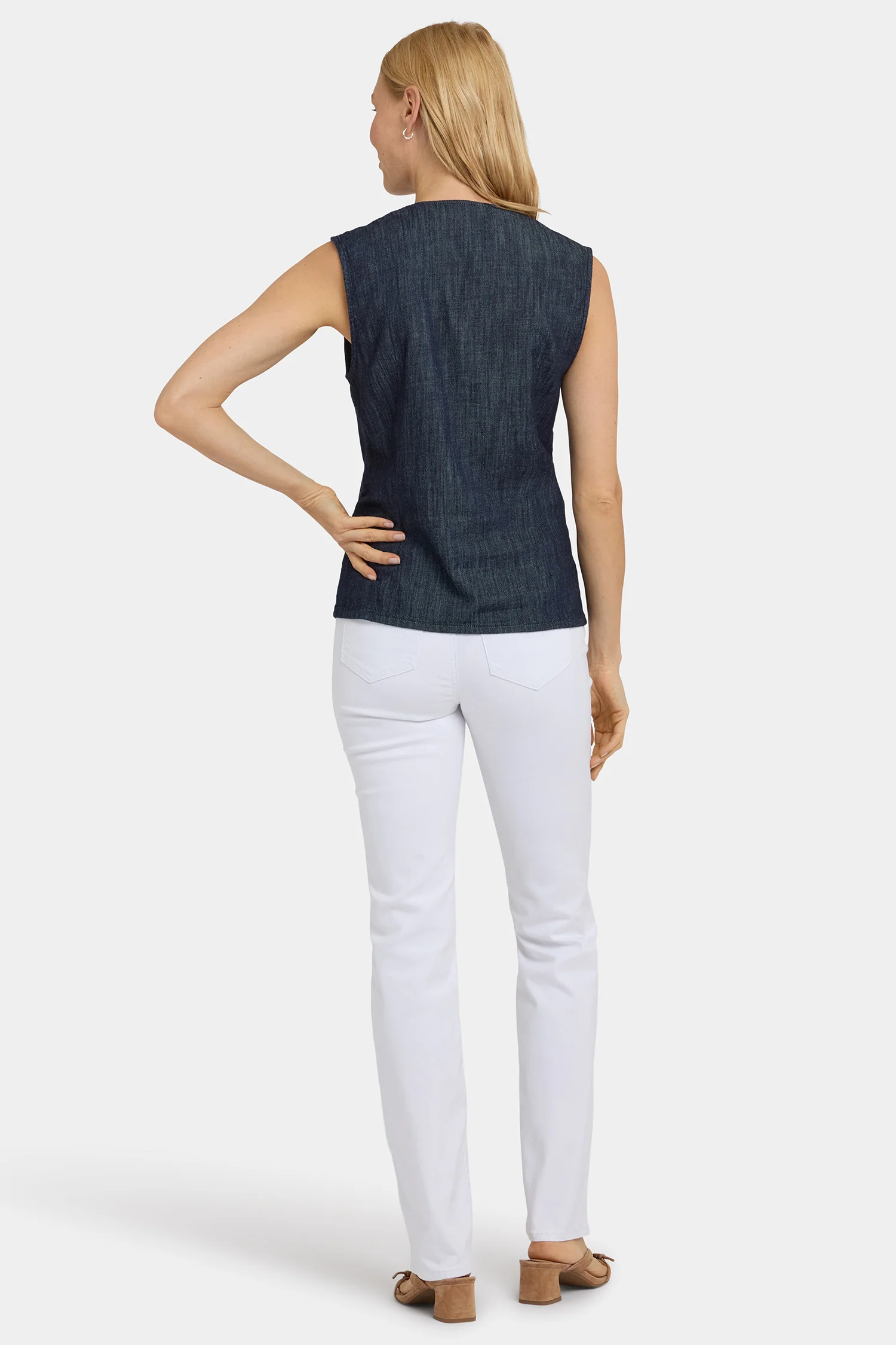 Denim Vest - Dark Indigo - Image 6