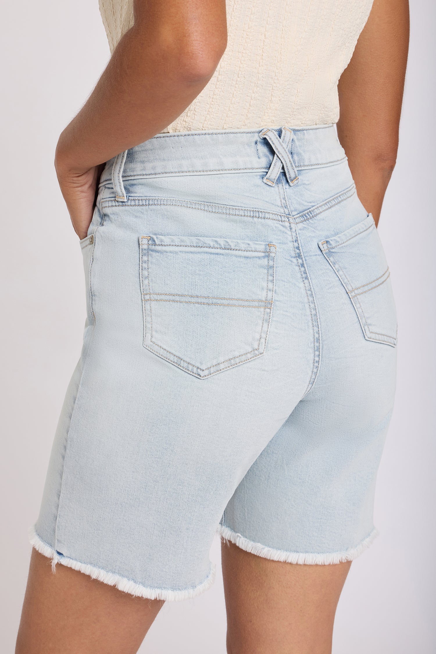 Erin Relaxed Denim Shorts - Desert Shoreline - Image 2