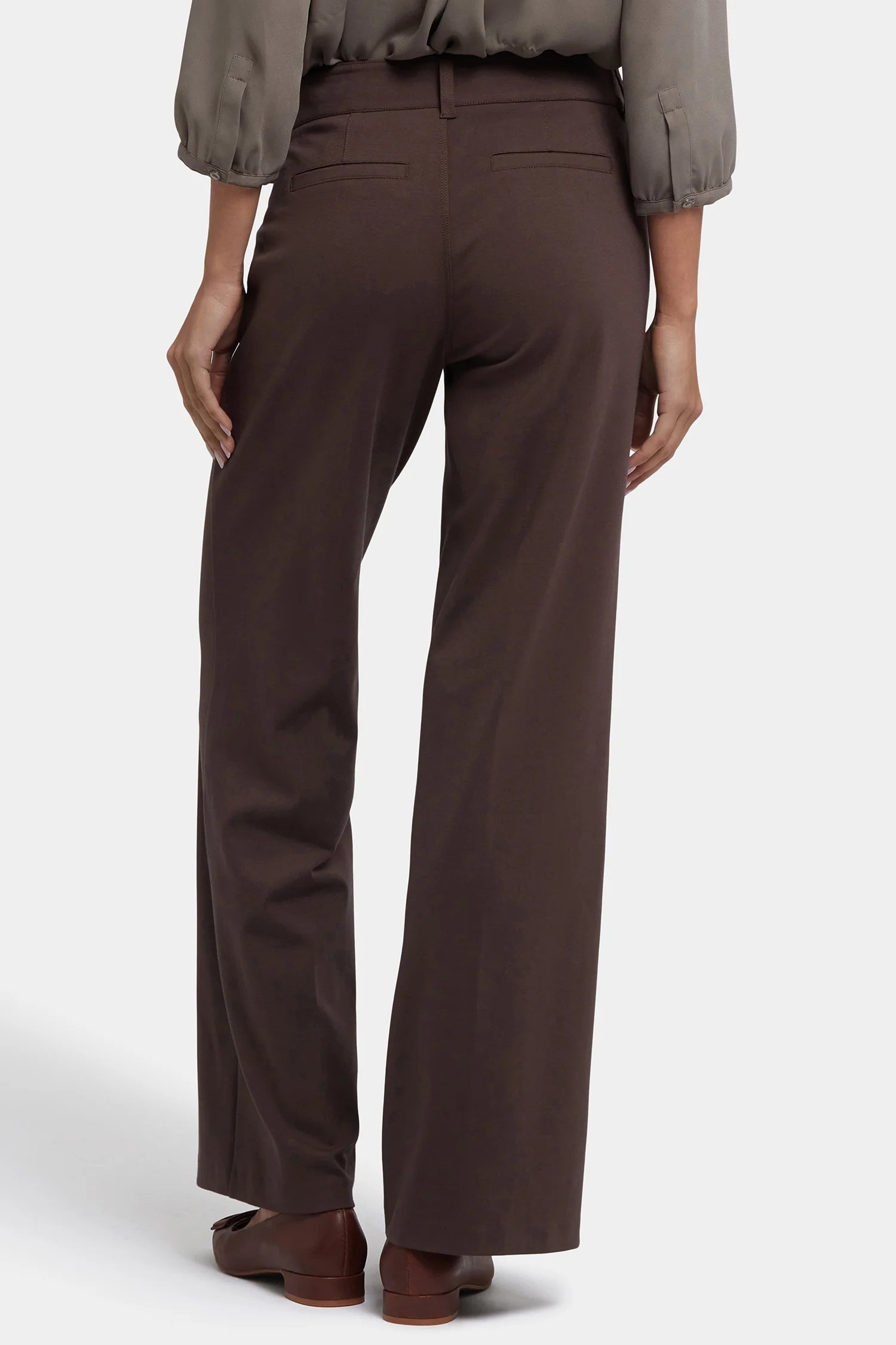 Fiona Trouser Pants - Coffee Bean - Image 3