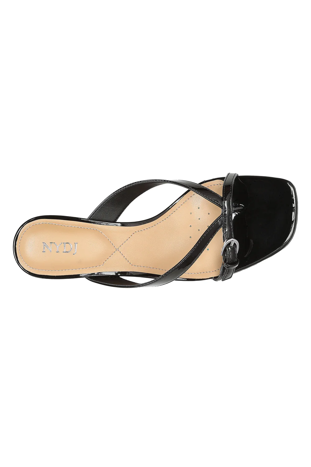Glam Block Heel Sandals In Wide Width - Black - Image 4