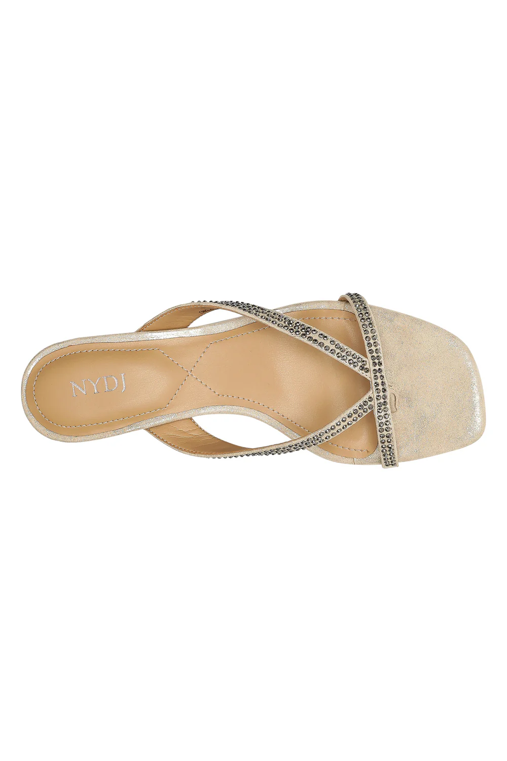 Glynn Block Heel Sandals - Light Gold - Image 4