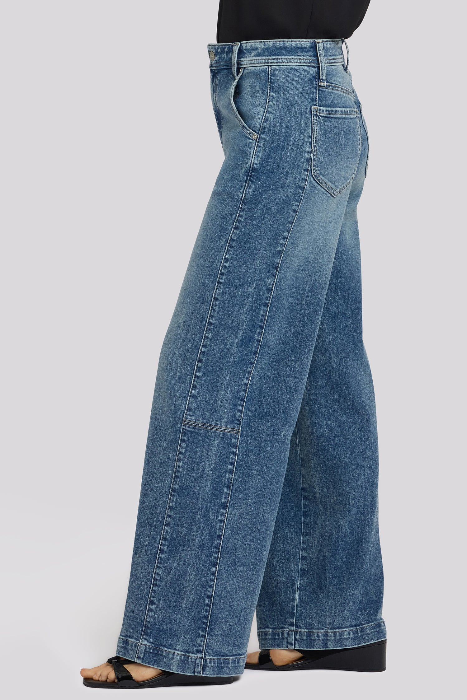 Gracie Wide Leg Jeans - Secret Hollow - Image 3