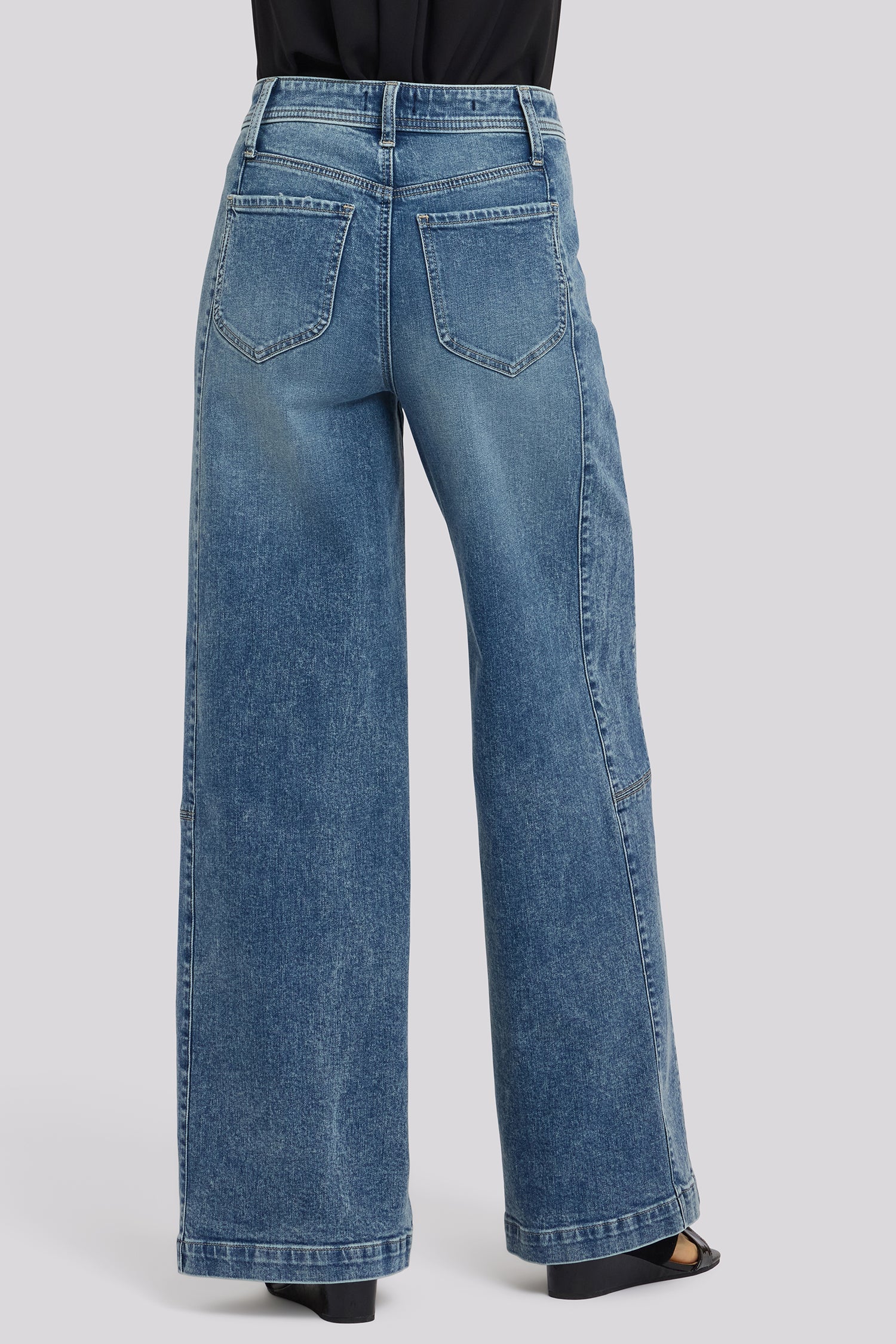 Gracie Wide Leg Jeans - Secret Hollow - Image 6