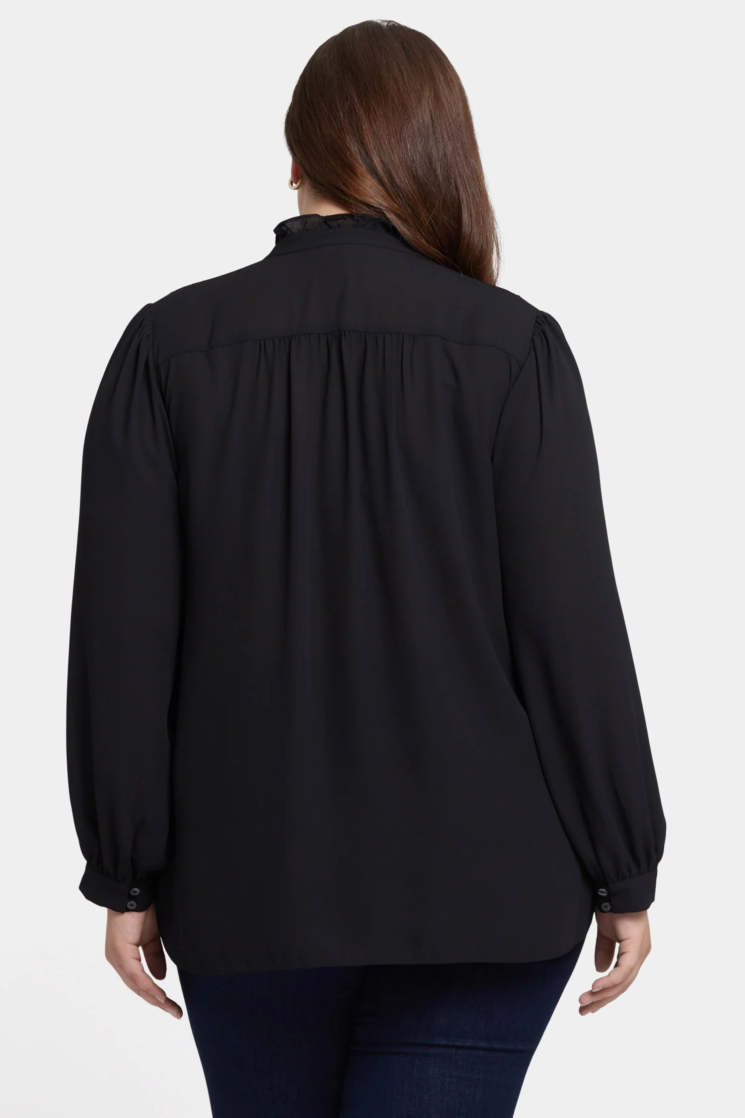 Hannah Blouse In Plus Size - Black - Image 2