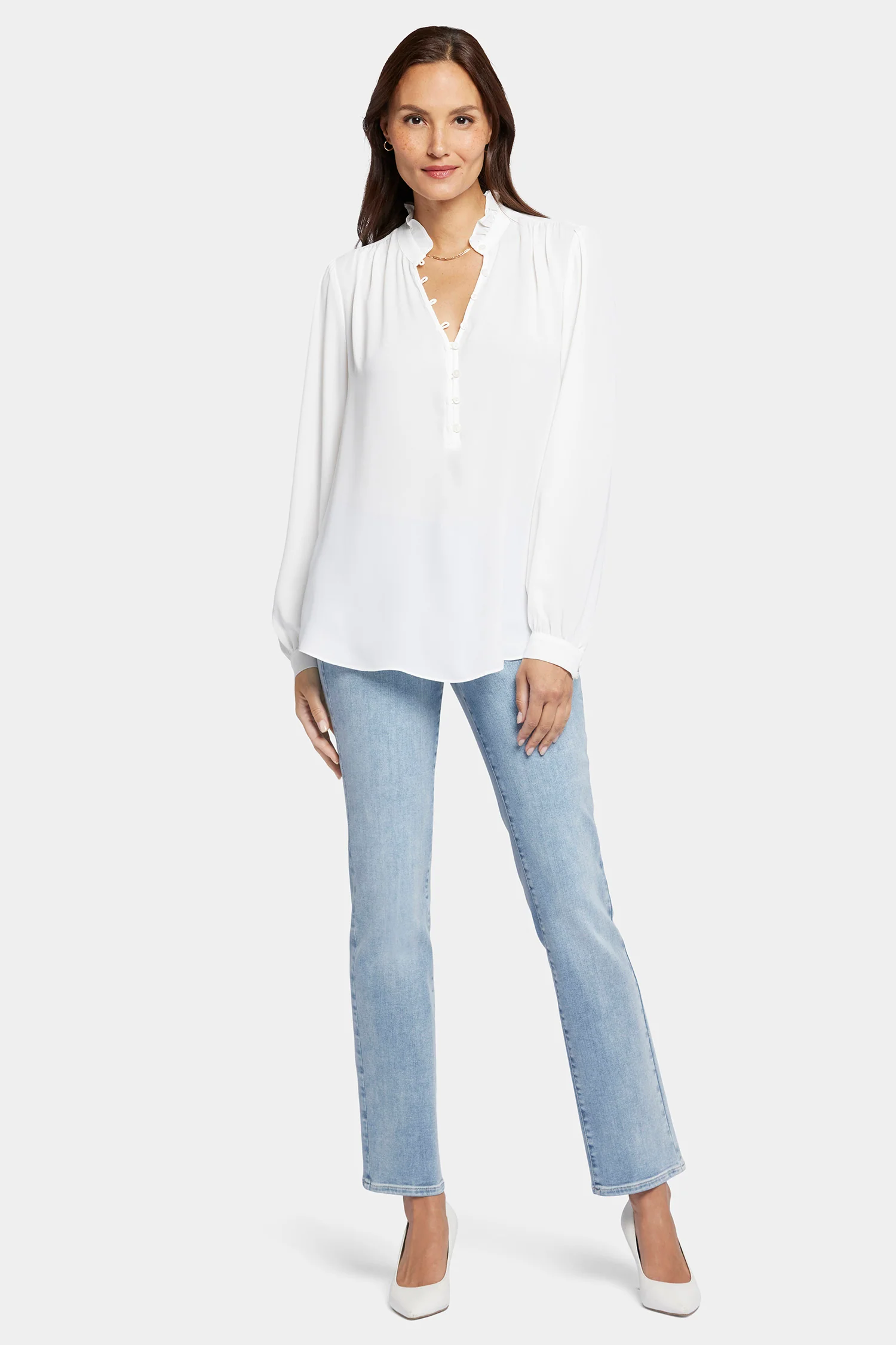 Hannah Blouse - Optic White - Image 5