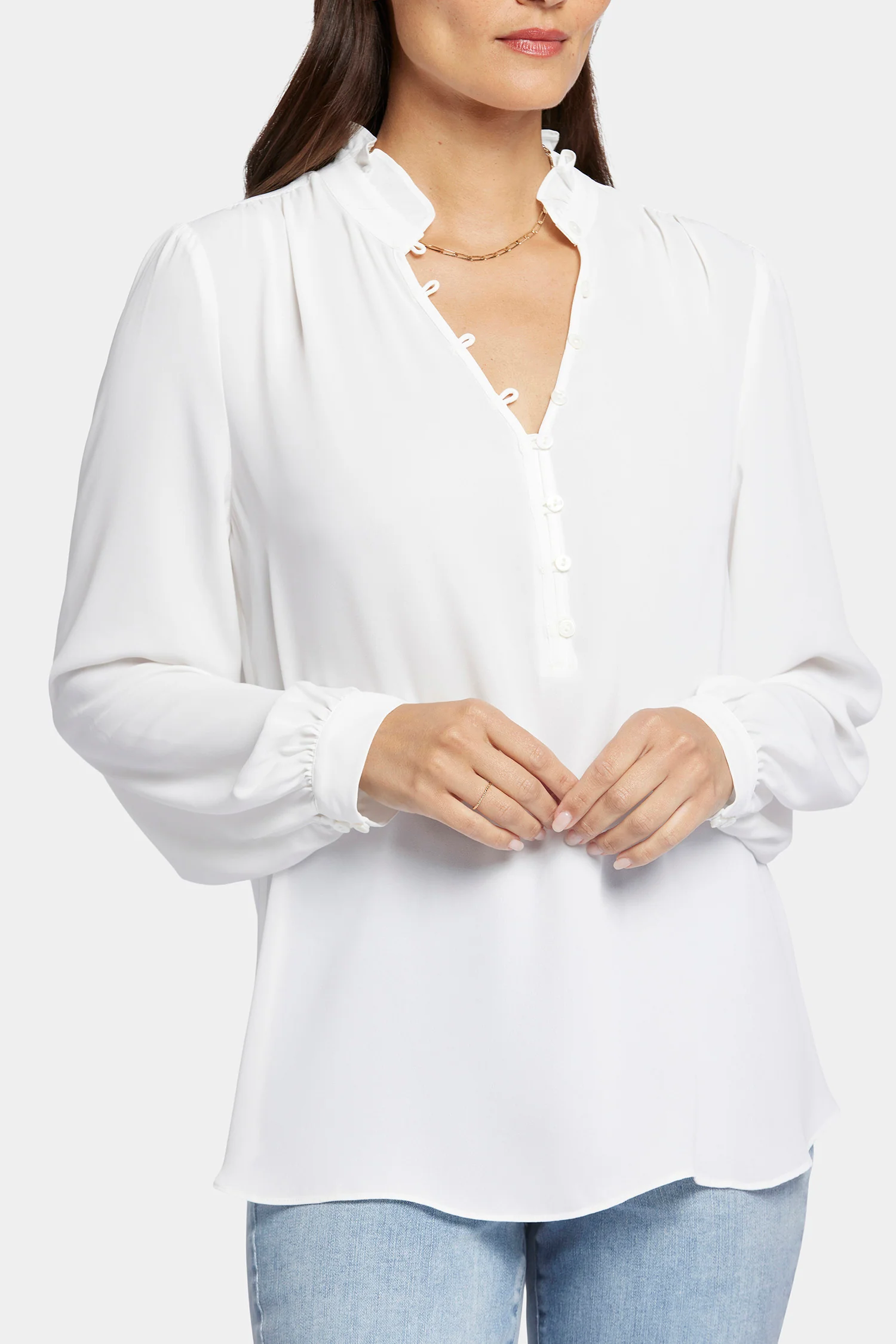 Hannah Blouse - Optic White - Image 6
