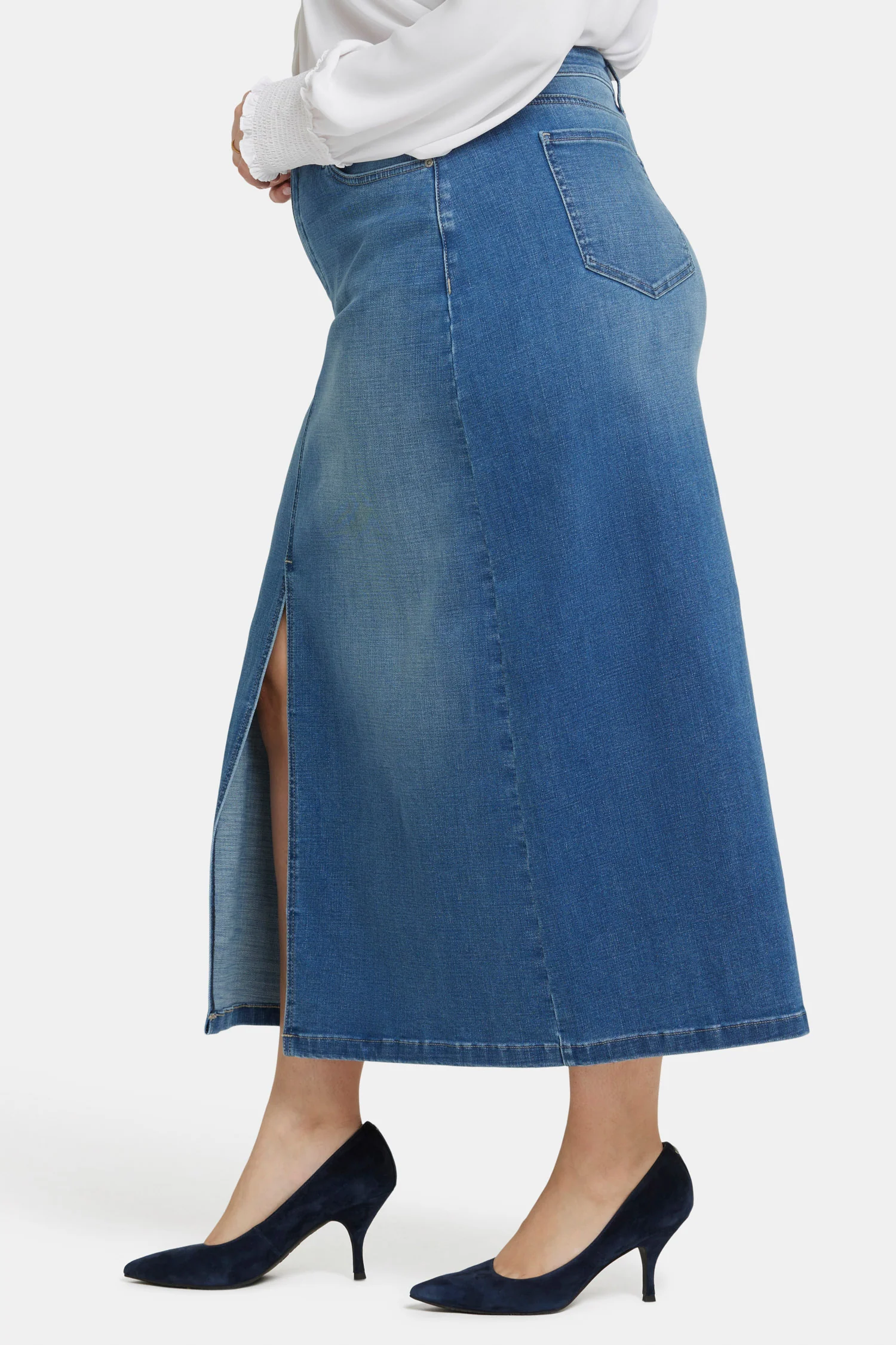 High Rise Long Skirt In Plus Size - Fairmont - Image 3