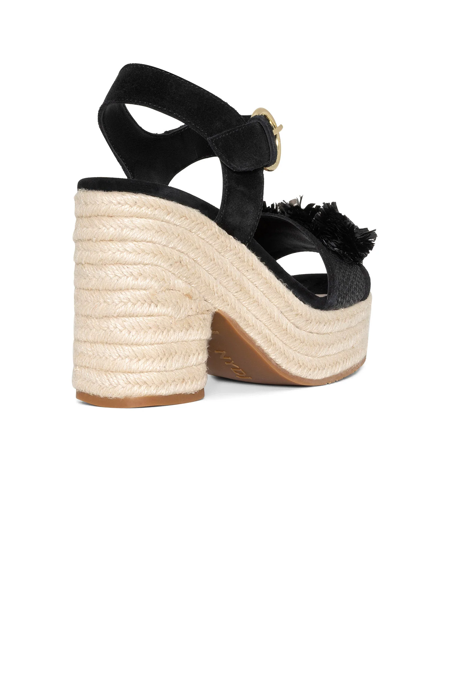 Houston Platform Sandals - Black - Image 7