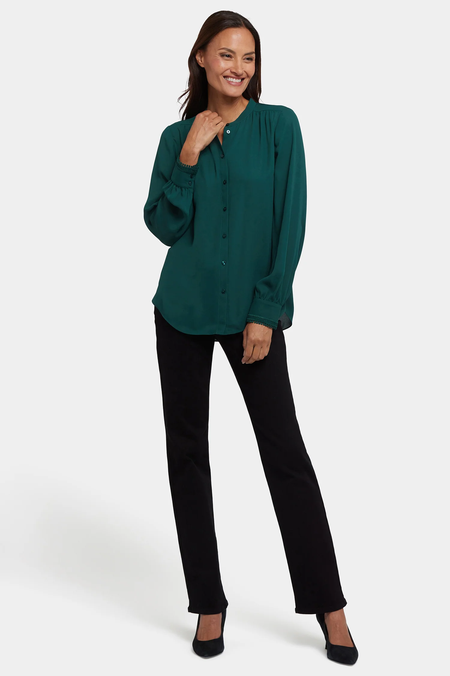Janie Blouse - Pine Forest - Image 4