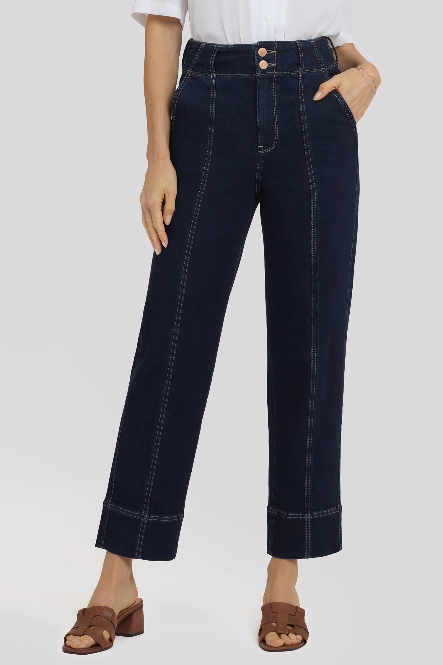 Kasey Stovepipe Ankle Jeans - Morning Tides - Image 4