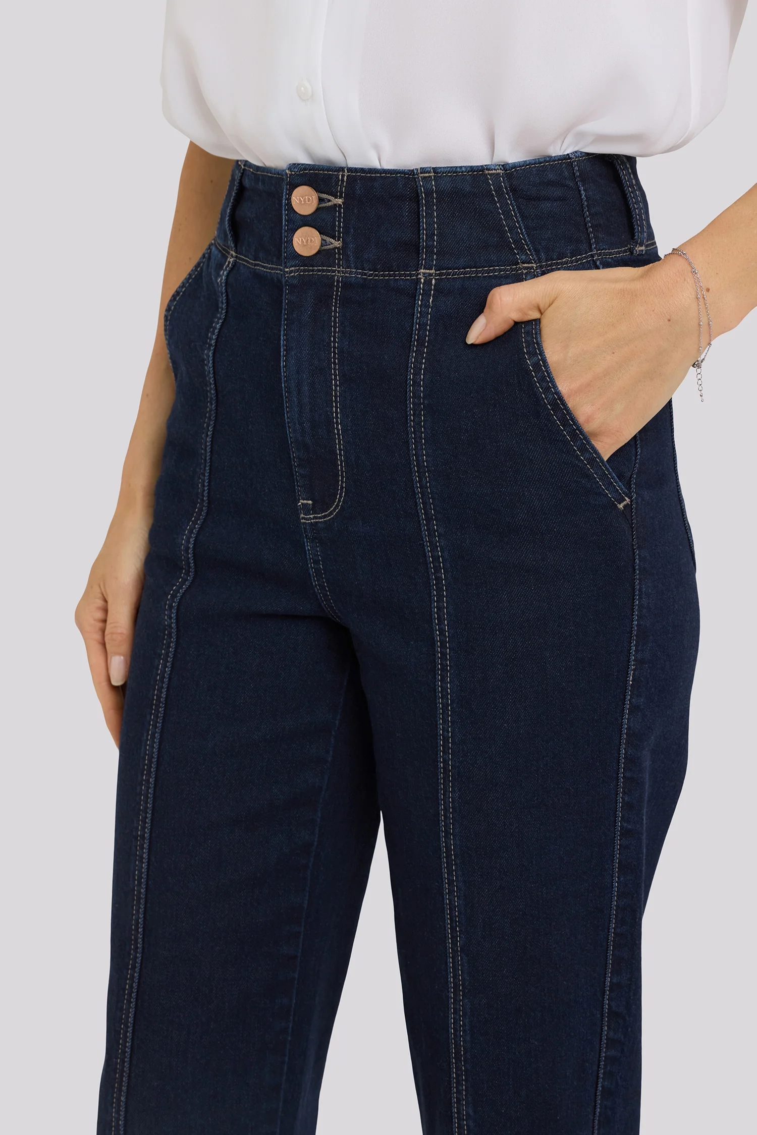Kasey Stovepipe Ankle Jeans - Morning Tides - Image 5