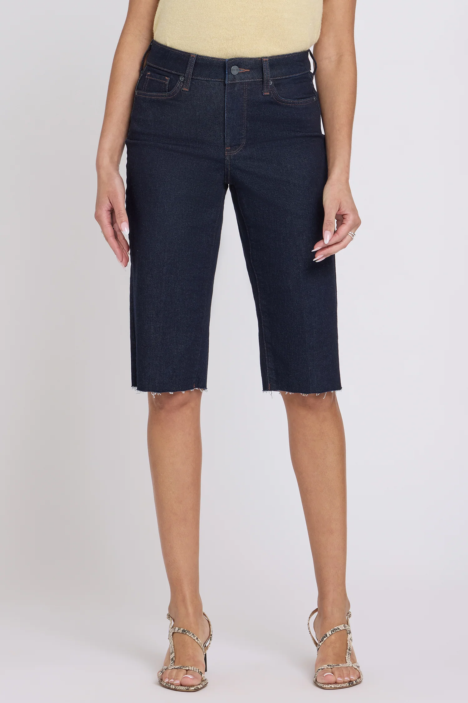 Kristie '80s Bermuda Denim Shorts In Petite - Magical - Image 4