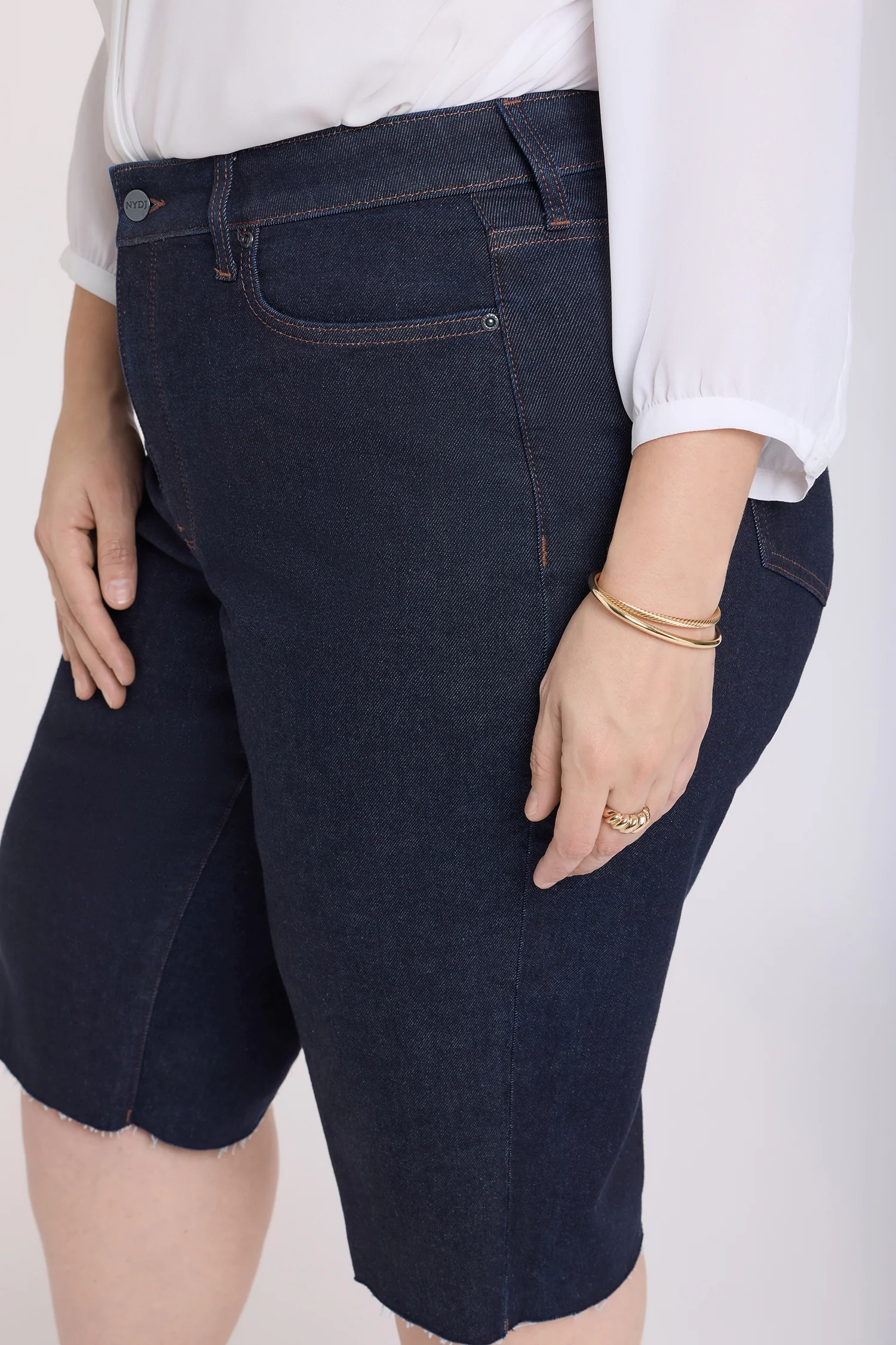 Kristie '80s Bermuda Denim Shorts In Plus Size - Magical - Image 5