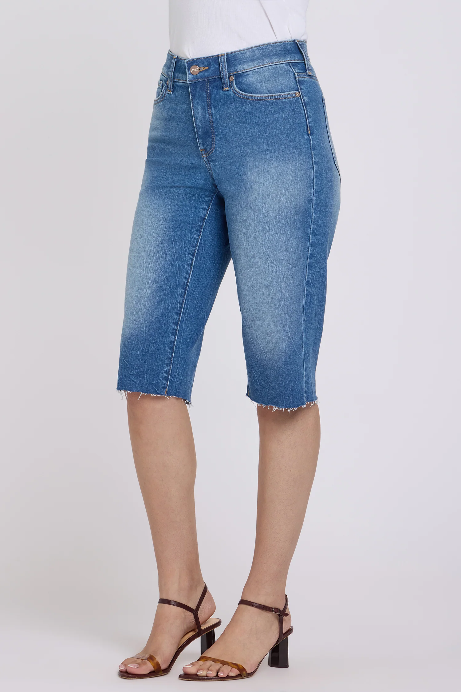 Kristie '80s Bermuda Denim Shorts - Pacifica - Image 3