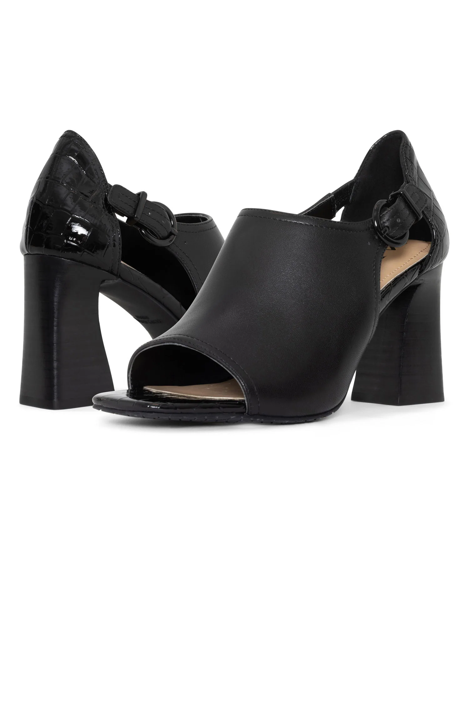 Larlie Block Heel Sandals - Black - Image 8