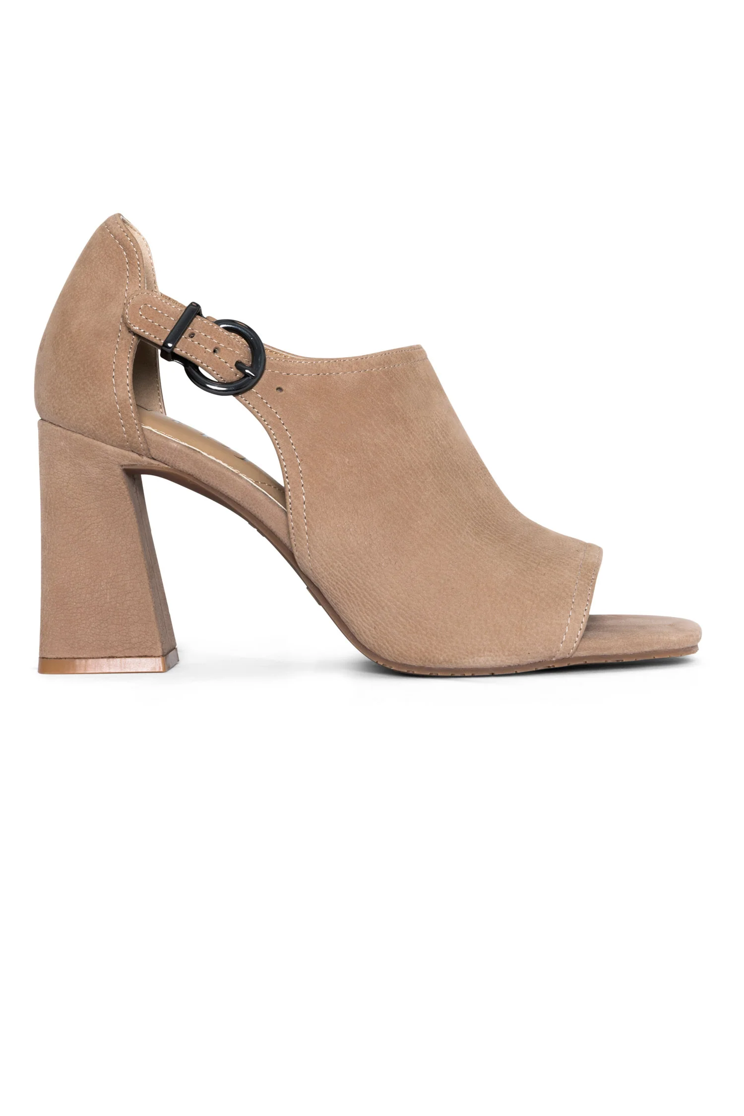 Larlie Block Heel Sandals - Taupe - Image 2