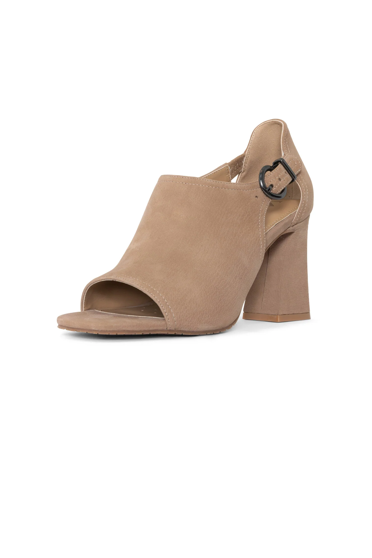 Larlie Block Heel Sandals - Taupe - Image 6